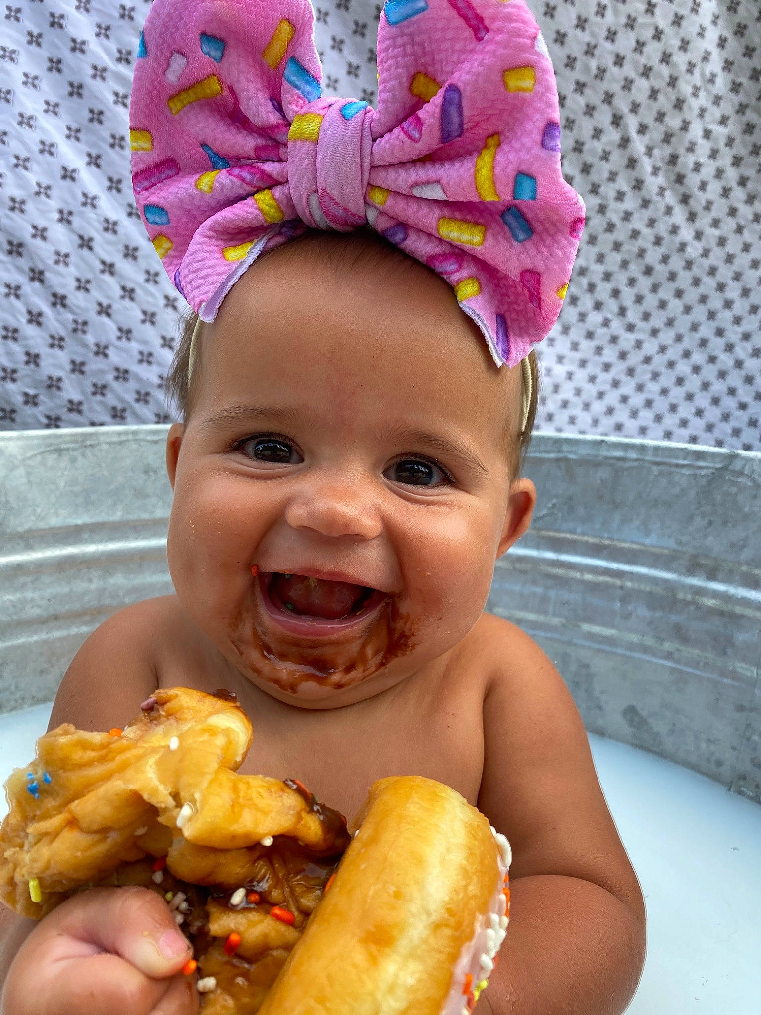 Delilah joined the competition — help win amazing prizes! child, cuisine, dish, eating, fast_food, food, headgear, junk_food, person, side_dish, toddler