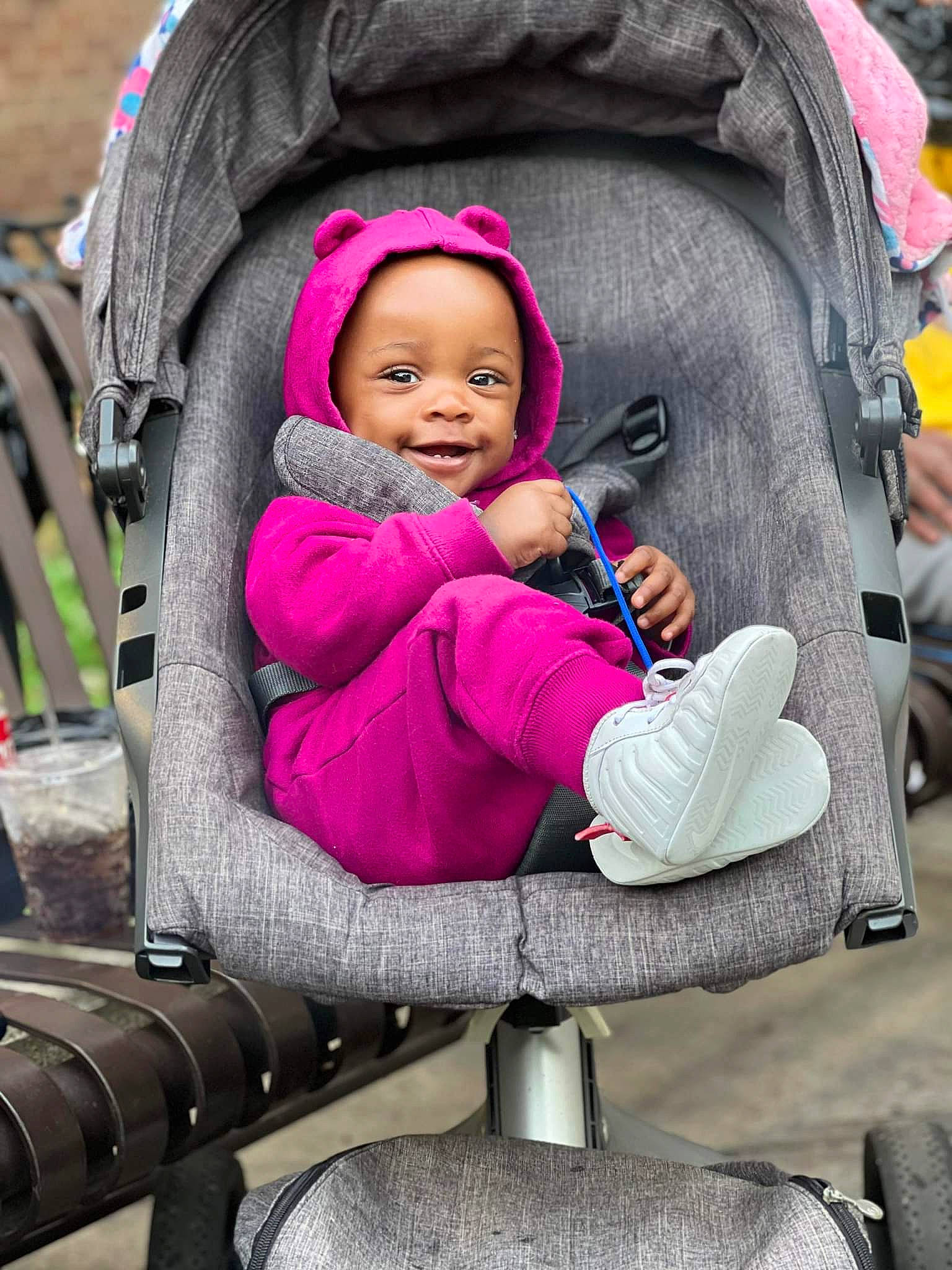 My Asia.johnson joined the competition — help win amazing prizes! baby, baby_carriage, baby_products, baby_toddler_clothing, beauty, cheek, child, comfort, face, human, leisure, magenta, people, person, photograph, product, purple, smile, snapshot, toddler