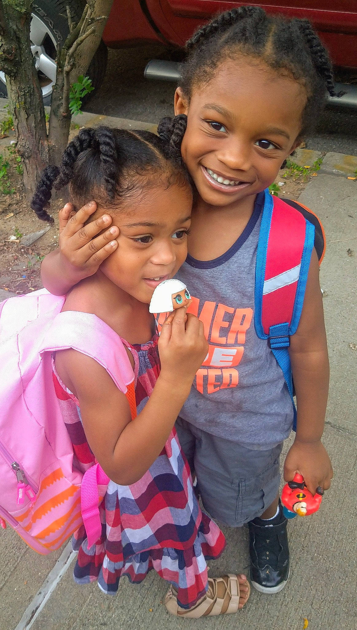 Jewel is registered to the contest to win money with this photo: adaptation, child, fun, happy, joy, people, person, play, sibling, smile, toddler, vacation