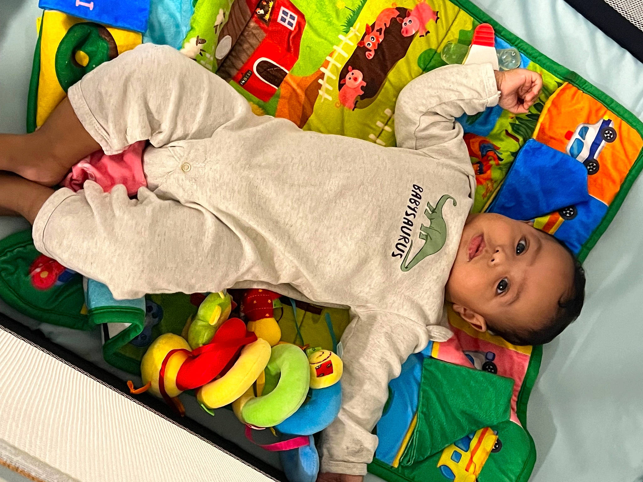 Jojo is registered to the contest to win money with this photo: baby, baby_products, baby_toddler_clothing, baby_toys, child, comfort_food, event, fun, happy, junk_food, leisure, linens, natural_foods, person, play, room, stuffed_toy, textile, toddler, toy