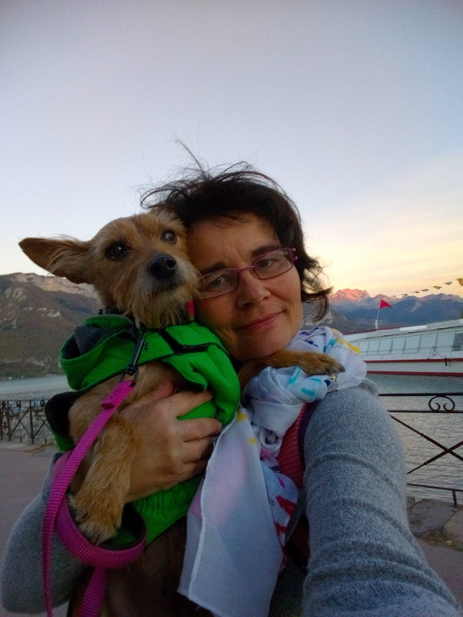 Roxinounou a rejoint le concours — aidez-le/la à gagner de superbes lots ! carnivore, companion_dog, dog_breed, event, eyewear, fawn, fun, glasses, happy, hat, holiday, landscape, leisure, pet_supply, sky, smile, tourism, toy, travel, working_animal