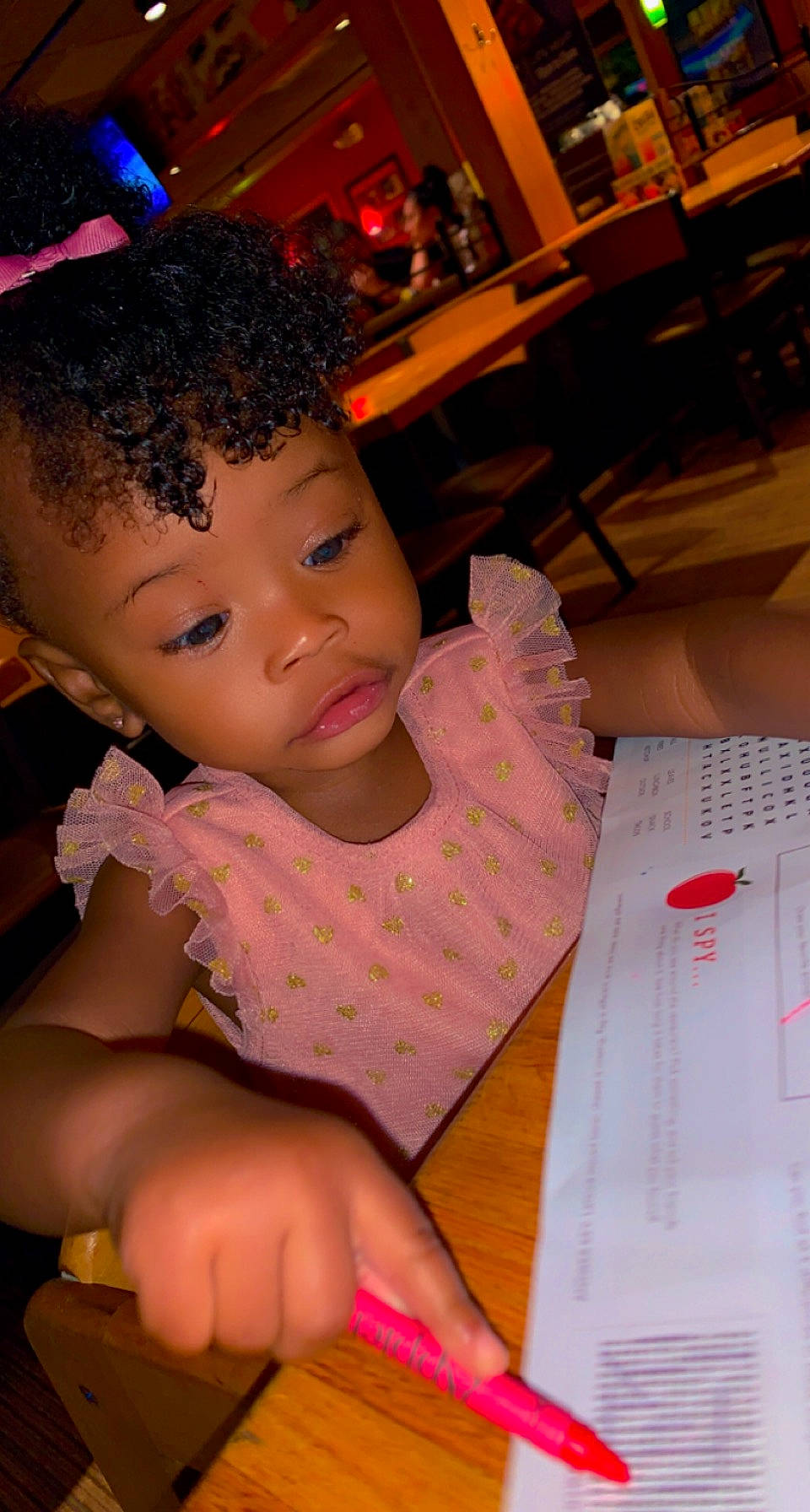 Malani joined the competition — help win amazing prizes! baby, baby_toddler_clothing, chair, cheek, child, flooring, fun, happy, iris, person, play, room, sitting, skin, table, toddler, under_exposed, vacation, writing