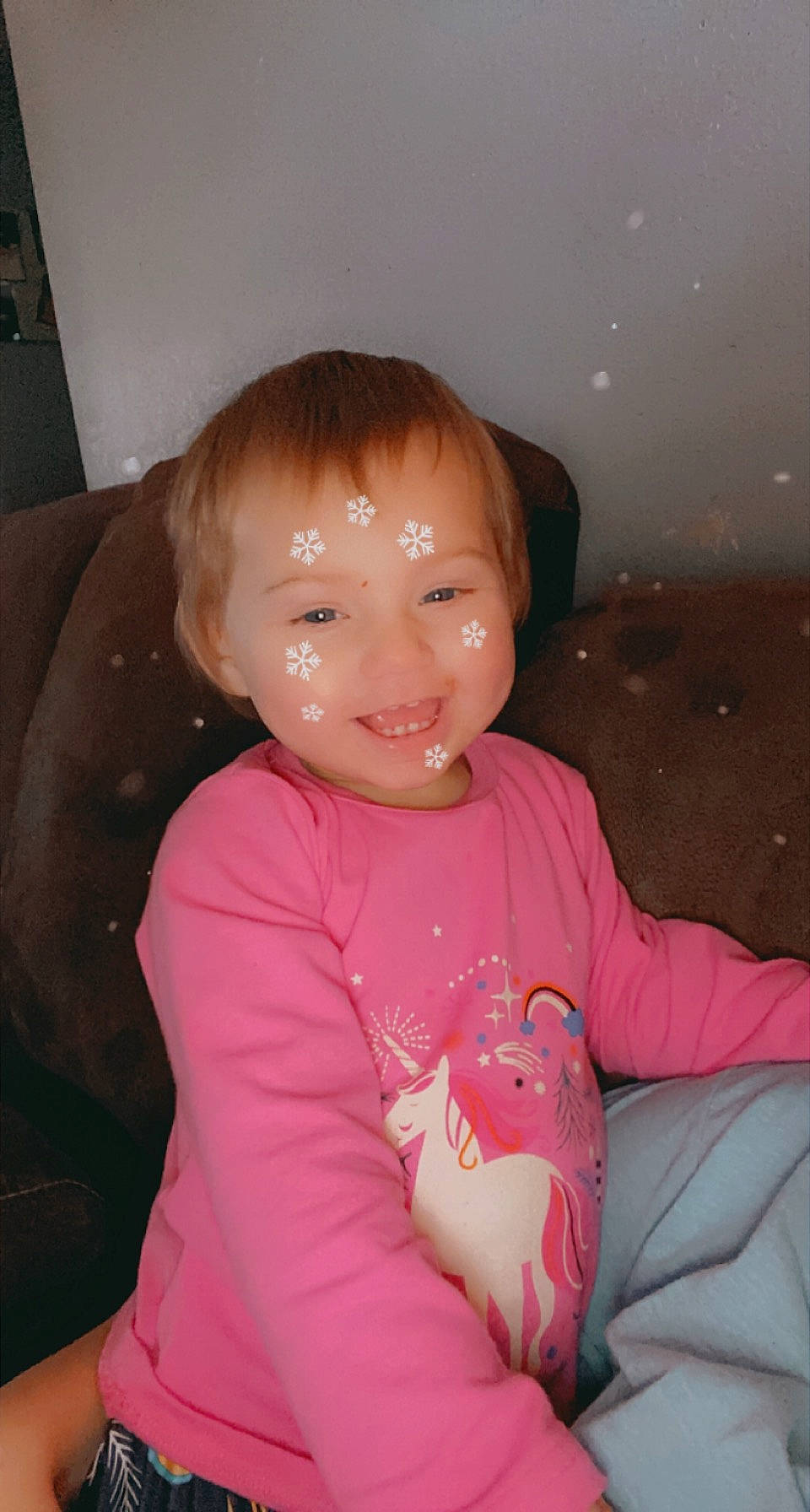 Kenley joined the competition — help win amazing prizes! baby_toddler_clothing, bangs, cheek, child, cool, facial_expression, fun, hairstyle, happy, iris, joy, laugh, lip, mouth, organ, person, pink, sitting, skin, space