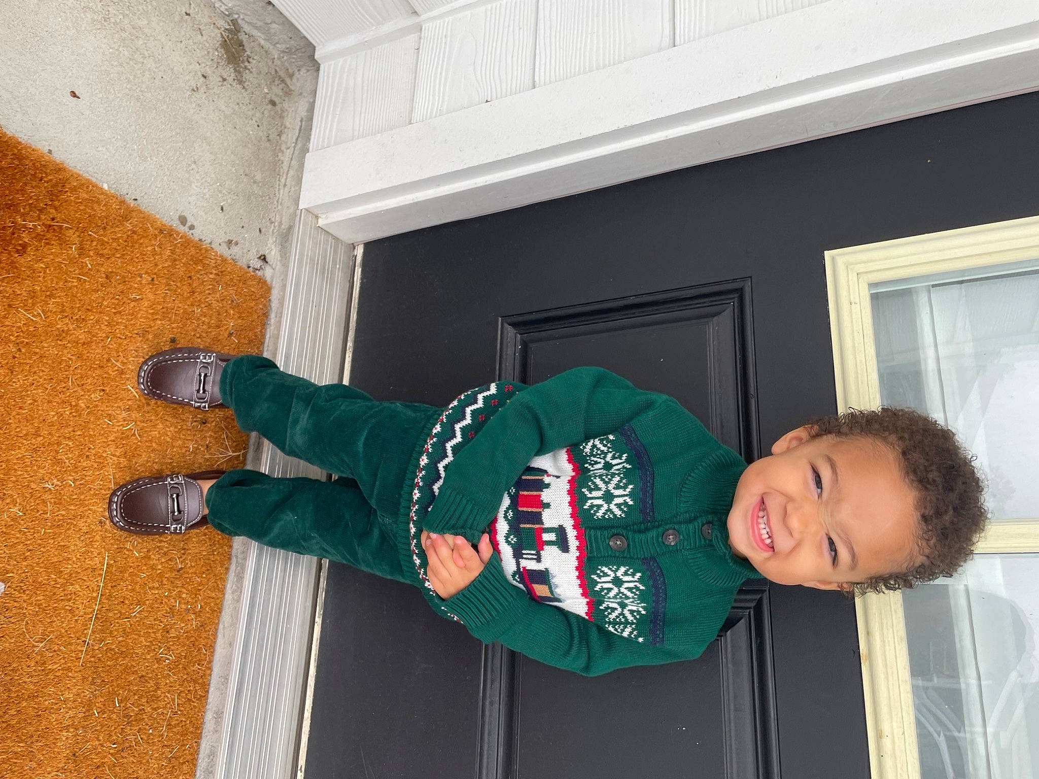Josiah joined the competition — help win amazing prizes! collar, composite_material, door, elbow, fixture, flooring, fun, happy, human_leg, joy, leisure, pattern, person, sleeve, smile, sportswear, sweatpant, t_shirt, toddler, walking_shoe
