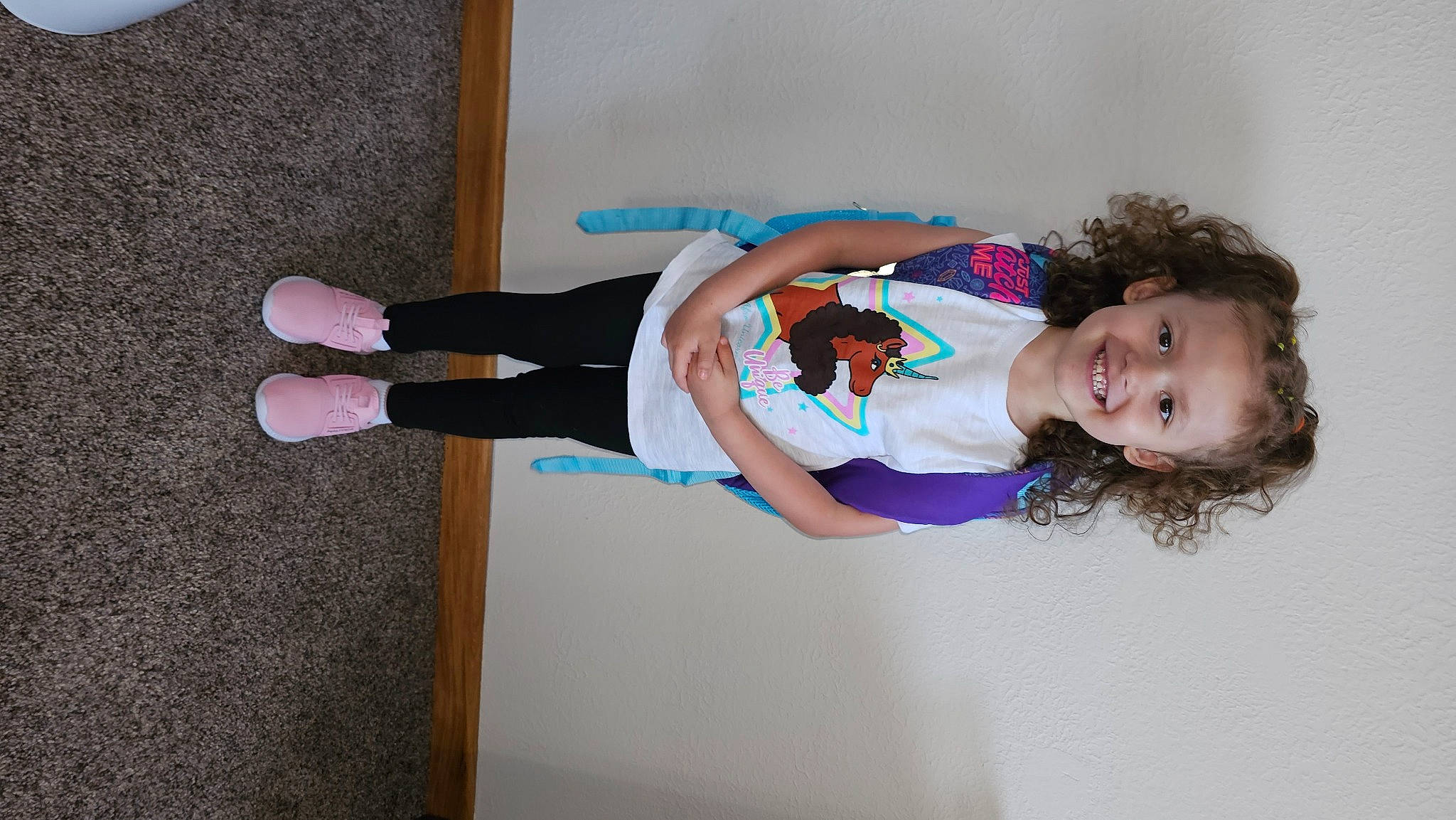 Autumn is registered to the contest to win money with this photo: baby_toddler_clothing, calf, elbow, electric_blue, fun, happy, human_leg, joy, knee, magenta, person, pink, purple, sleeve, smile, sock, sportswear, thigh, toddler, waist