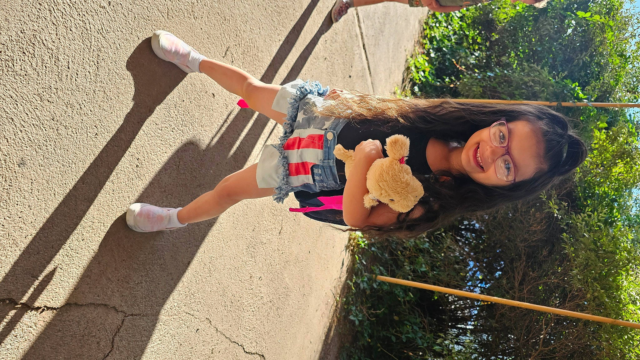 Raeleigh joined the competition — help win amazing prizes! fun, garden_tool, grass, happy, human_leg, joy, landscape, leisure, people_in_nature, person, plant, public_space, recreation, shorts, smile, soil, t_shirt, thigh, tree, vacation