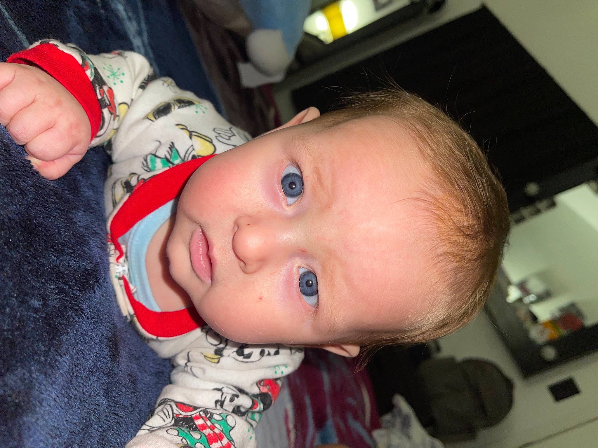 Gael joined the competition — help win amazing prizes! baby, baby_toddler_clothing, cheek, child, eyelash, fun, happy, hat, head, iris, nose, person, room, shelf, sitting, skin, toddler, wood