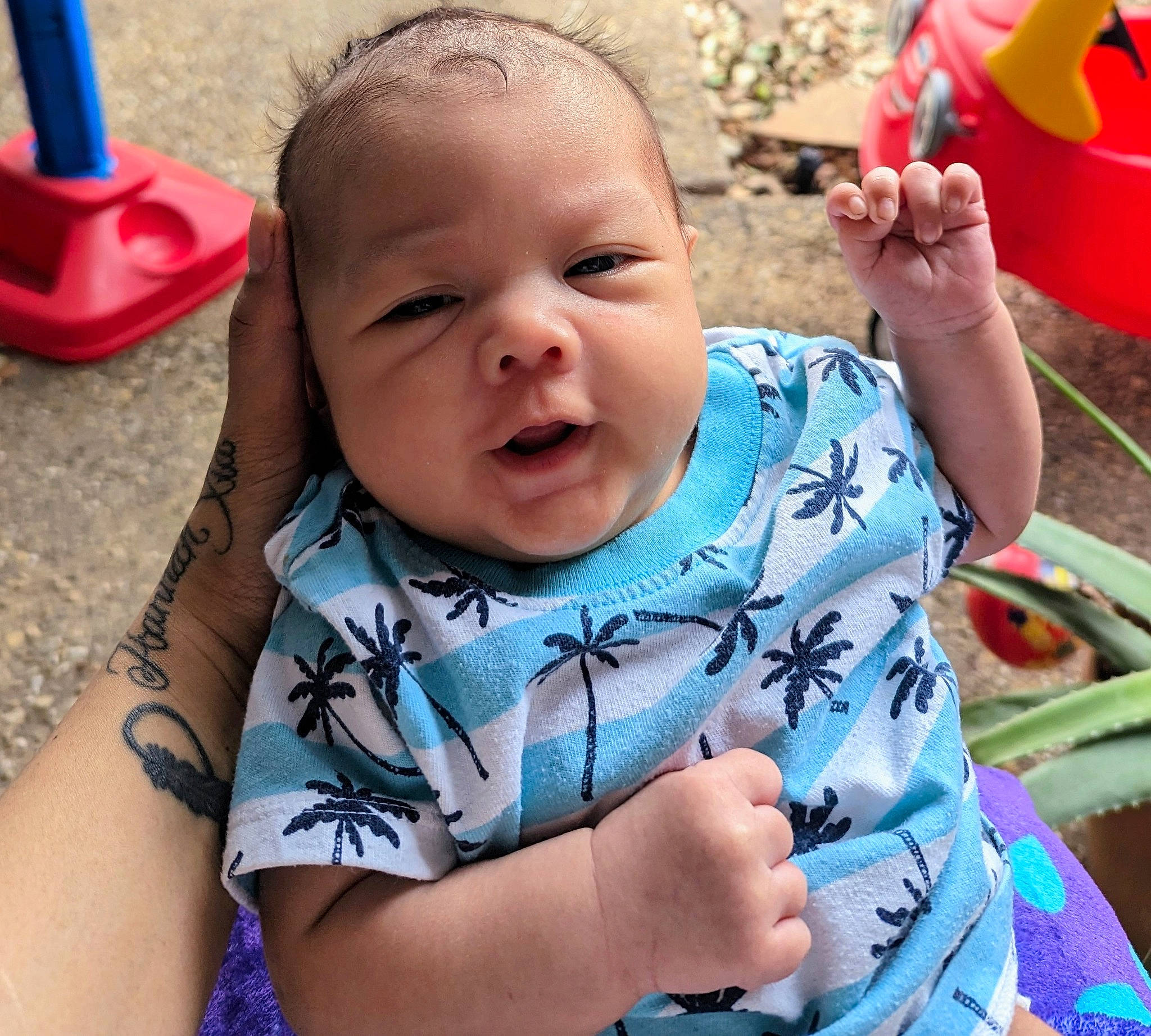 Luka joined the competition — help win amazing prizes! baby, baby_toddler_clothing, cheek, cool, eyelash, facial_expression, finger, grass, hairstyle, happy, human, leisure, mouth, nose, person, product, skin, sleeve, smile, summer