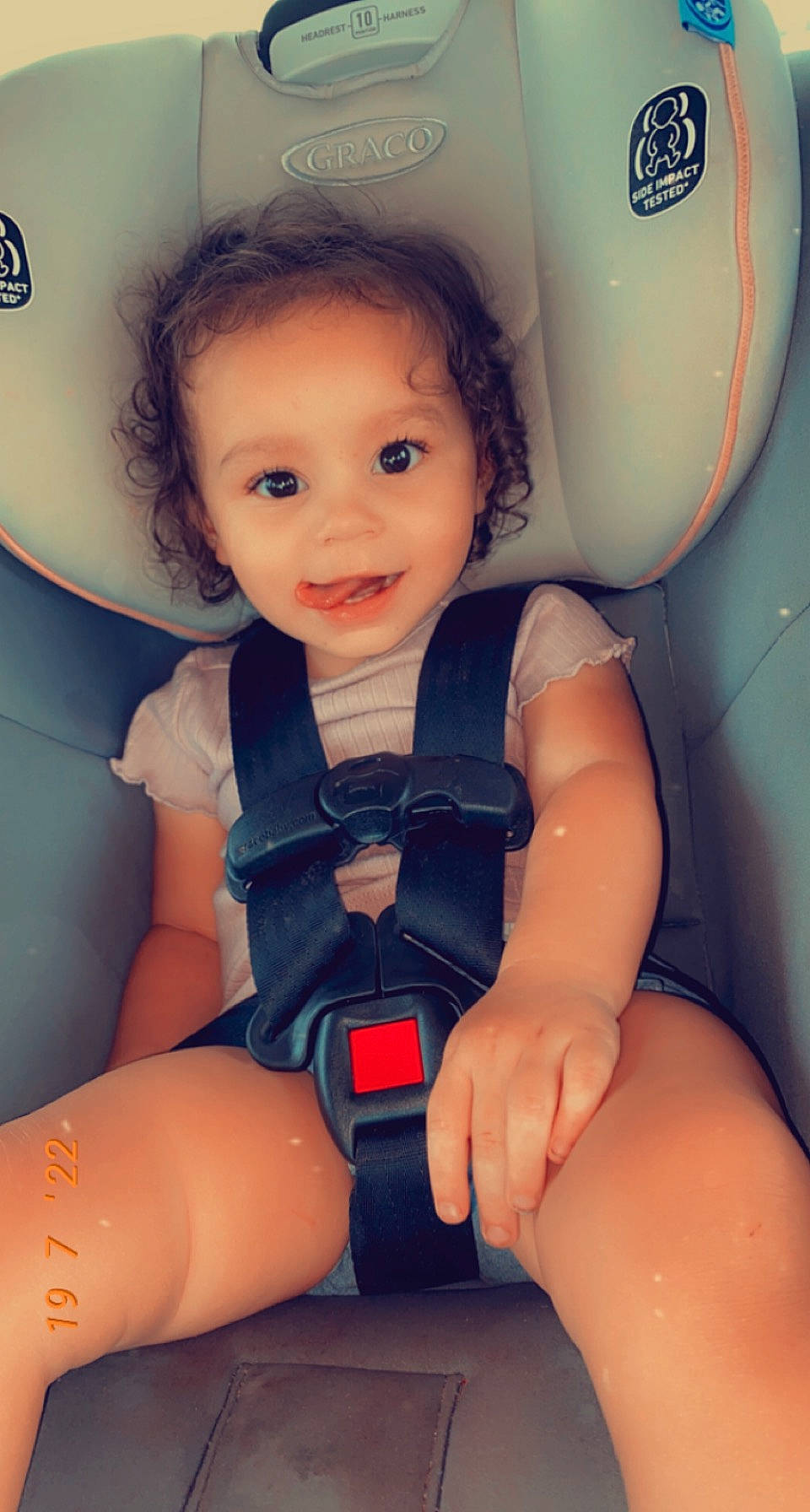 Zakyra joined the competition — help win amazing prizes! baby, blue, cheek, comfort, eye, eyelash, finger, happy, head, human_body, iris, joint, mouth, organ, person, product, skin, smile, thigh, toy