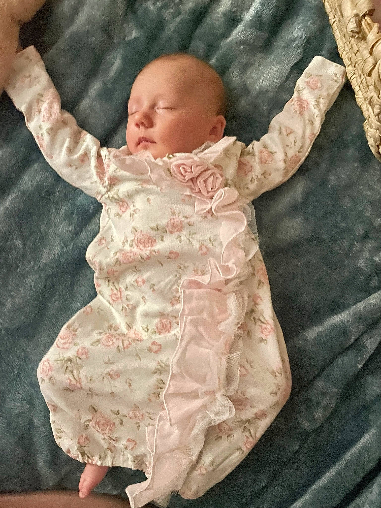 Sydney joined the competition — help win amazing prizes! arm, baby, baby_products, baby_sleeping, baby_toddler_clothing, cheek, comfort, eye, gesture, head, human_body, linens, nose, pattern, person, pink, skin, sleeve, thumb, toddler
