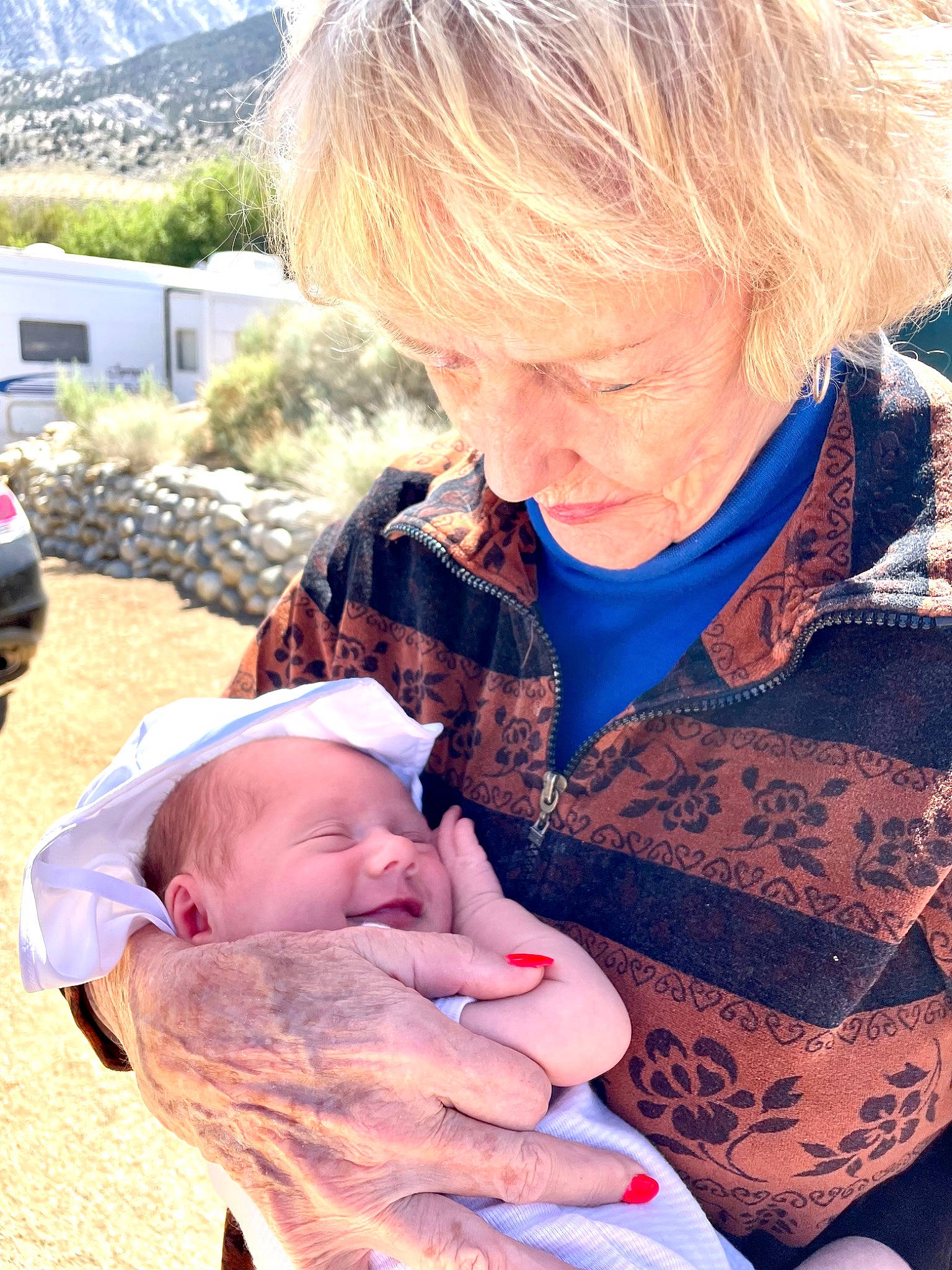 Sydney joined the competition — help win amazing prizes! baby, beauty, blond, child, community, face, facial_expression, fun, grass, happy, iris, leisure, pattern, person, plant, sitting, skin, sky, toddler, tree