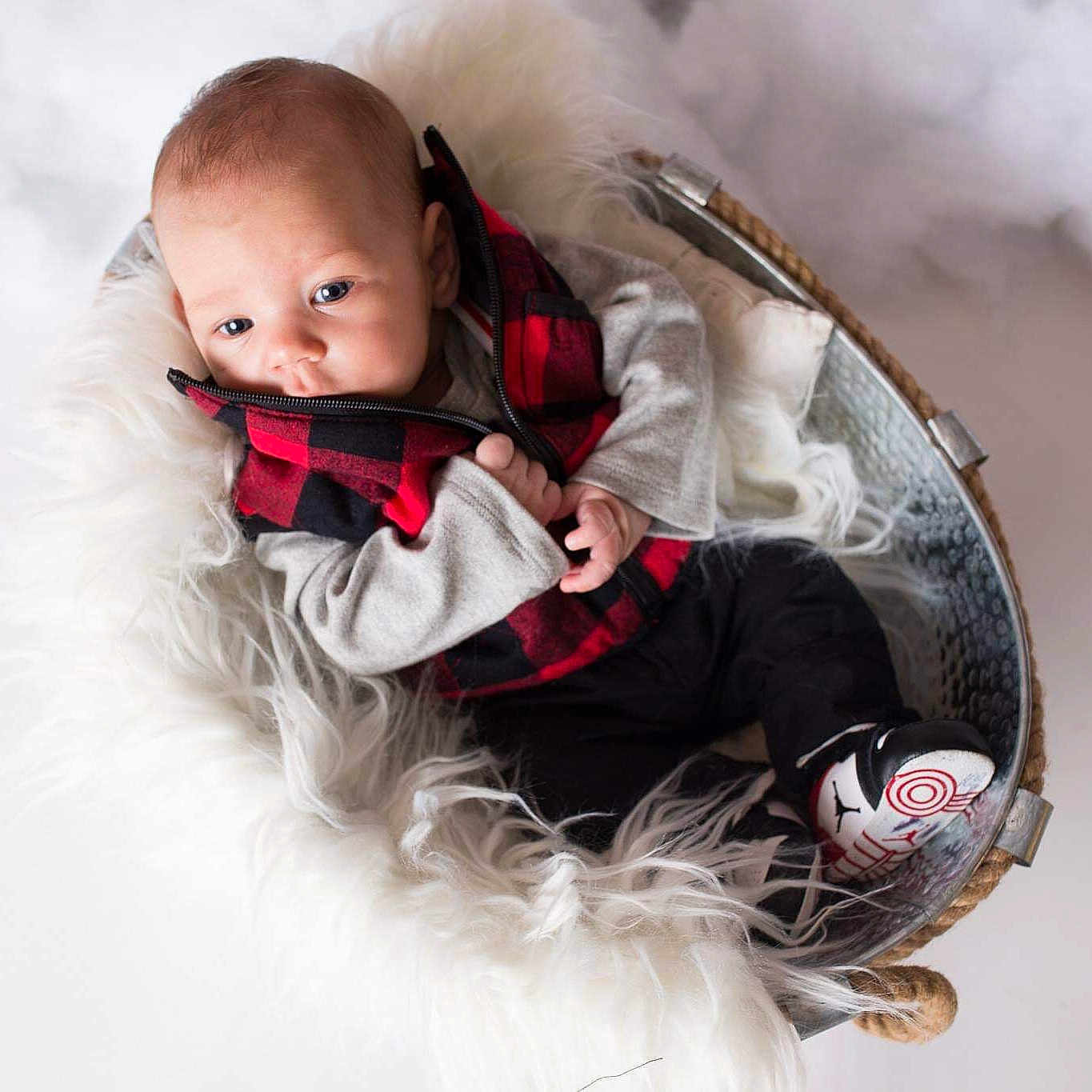 Gannon is registered to the contest to win money with this photo: child, fur, girl, infant, product, toddler