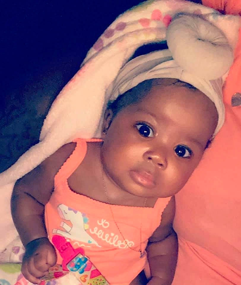 Jamyiah joined the competition — help win amazing prizes! baby, cheek, child, ear, eye, eyebrow, face, forehead, head, headgear, iris, lip, mouth, nose, person, pink, skin, smile, toddler