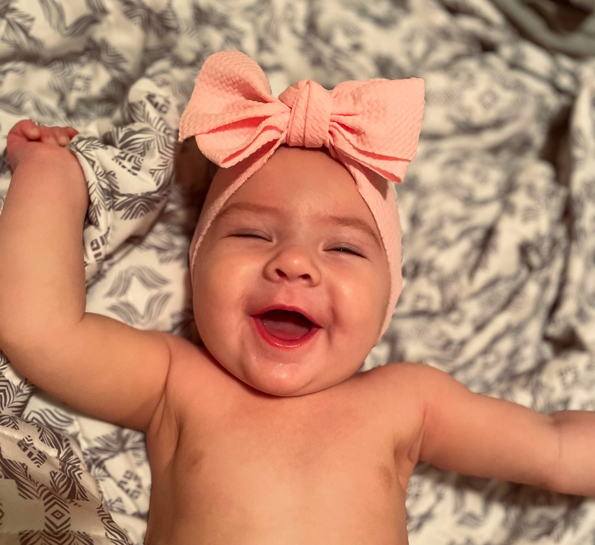 Myra joined the competition — help win amazing prizes! baby, cheek, comfort, facial_expression, finger, gesture, hairstyle, happy, head, headgear, headwear, interaction, lip, mouth, muscle, neck, nose, people_in_nature, person, pink