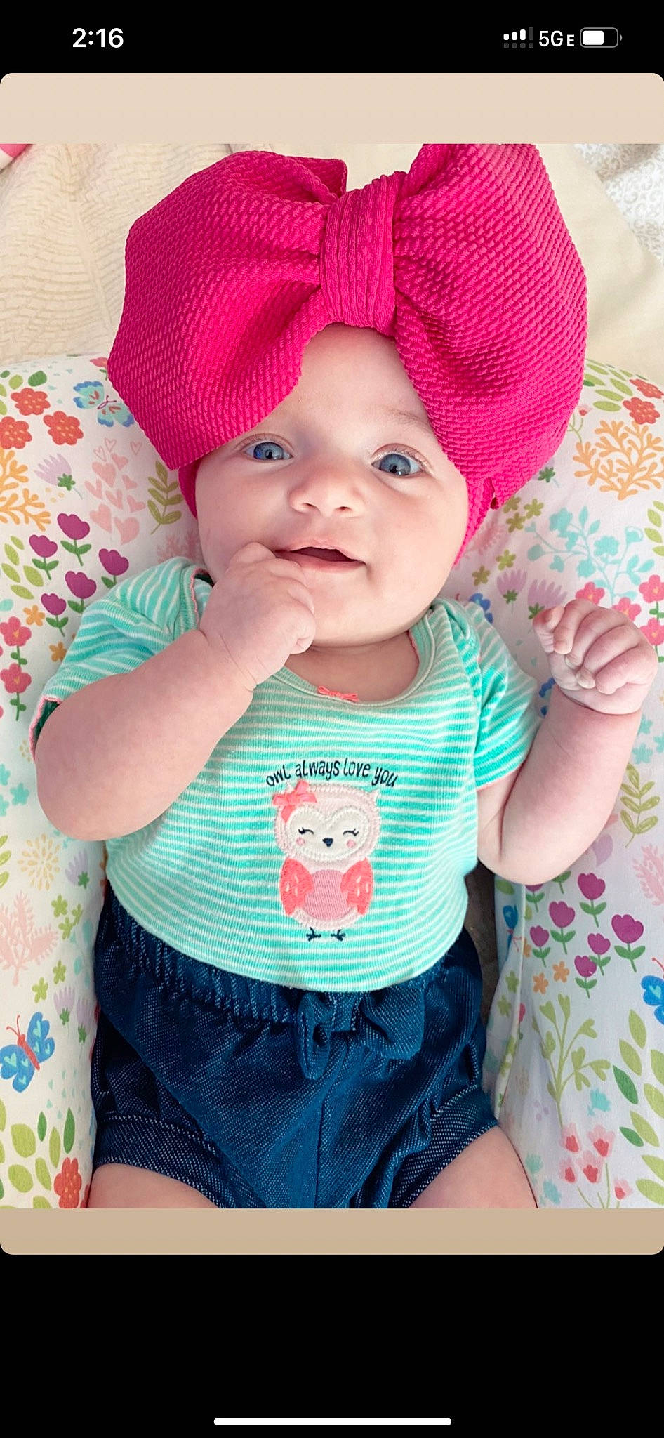 Hailey joined the competition — help win amazing prizes! baby, baby_toddler_clothing, cap, cheek, clothing, dress, eye, happy, head, headwear, human_body, lip, outerwear, person, pink, product, skin, sleeve, smile, textile