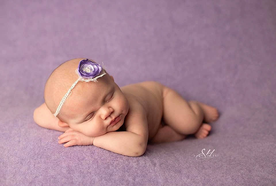 Alayna joined the competition — help win amazing prizes! baby, cap, child, crown, fashion_accessory, hair_accessory, hand, headband, headgear, headpiece, headwear, person, photograph, photography, purple, skin, toddler