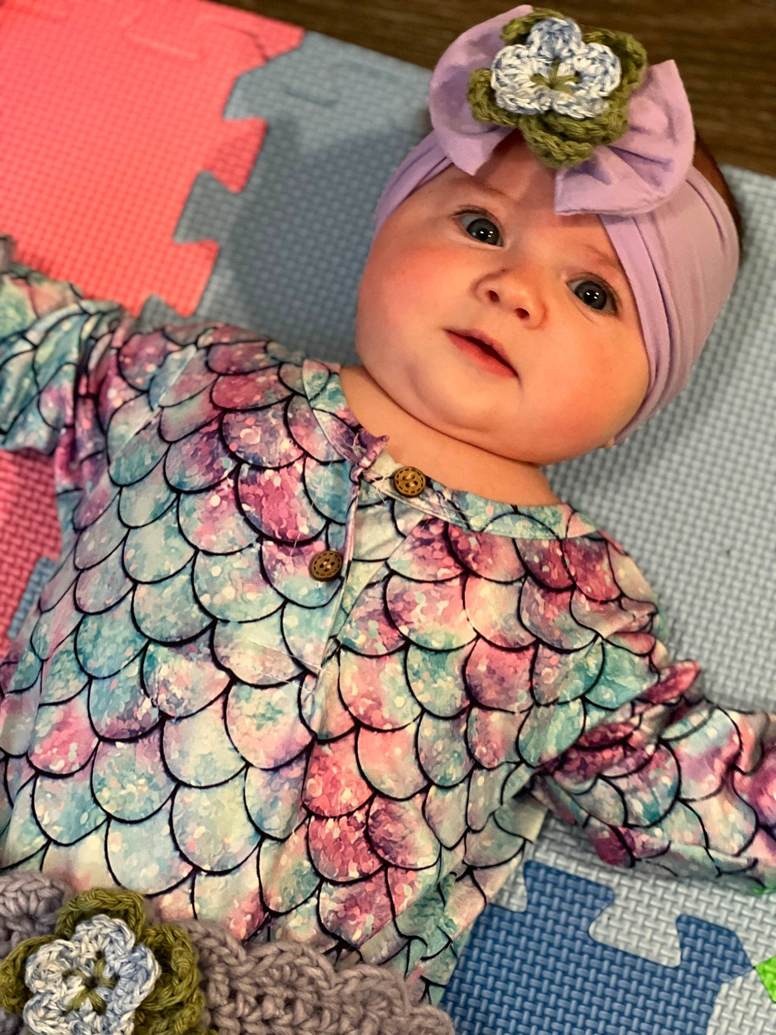 Faith joined the competition — help win amazing prizes! art, cut_flowers, design, doll, dress, event, eye, eyelash, fashion_accessory, floral_design, green, headband, headpiece, headwear, pattern, peach, person, petal, plant, textile