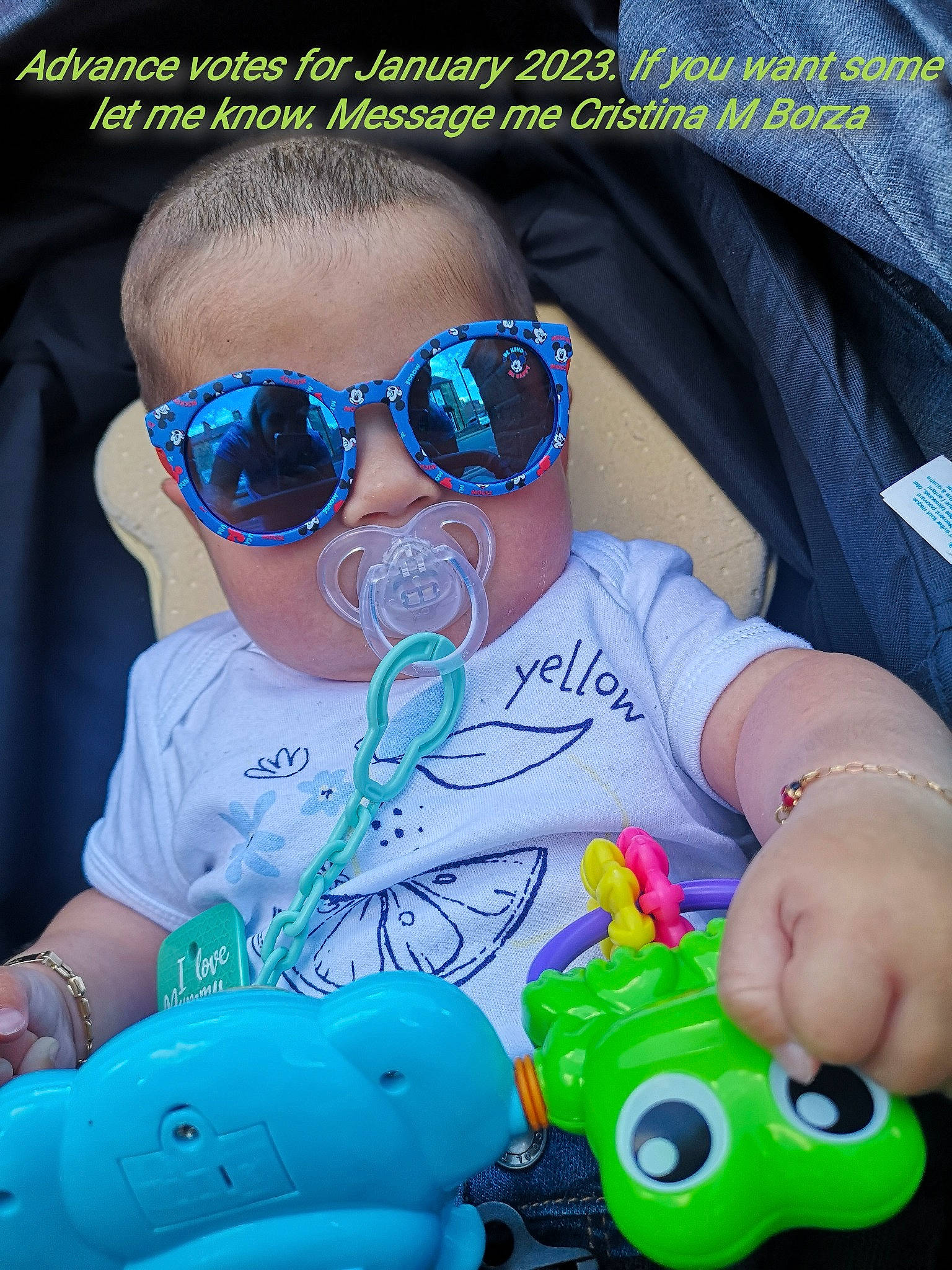 Dominic joined the competition — help win amazing prizes! beard, blue, cap, cool, eyewear, facial_expression, finger, fun, glasses, goggles, green, mammal, mouth, person, pink, product, sunglasses, toddler, toy, vertebrate