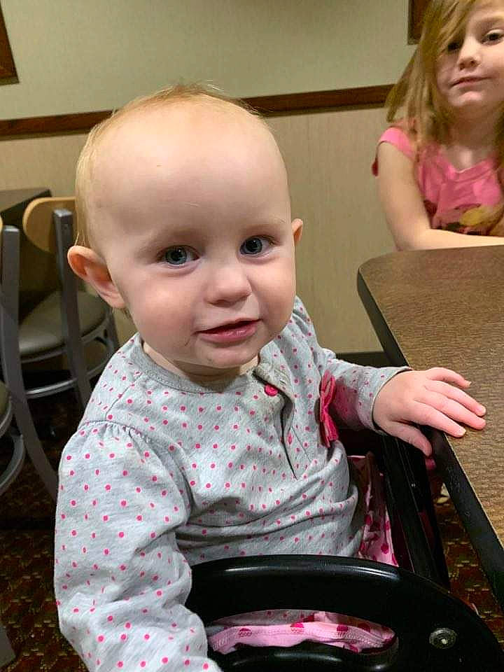 Katerina joined the competition — help win amazing prizes! baby, cheek, child, ear, face, head, person, sitting, skin, smile, toddler