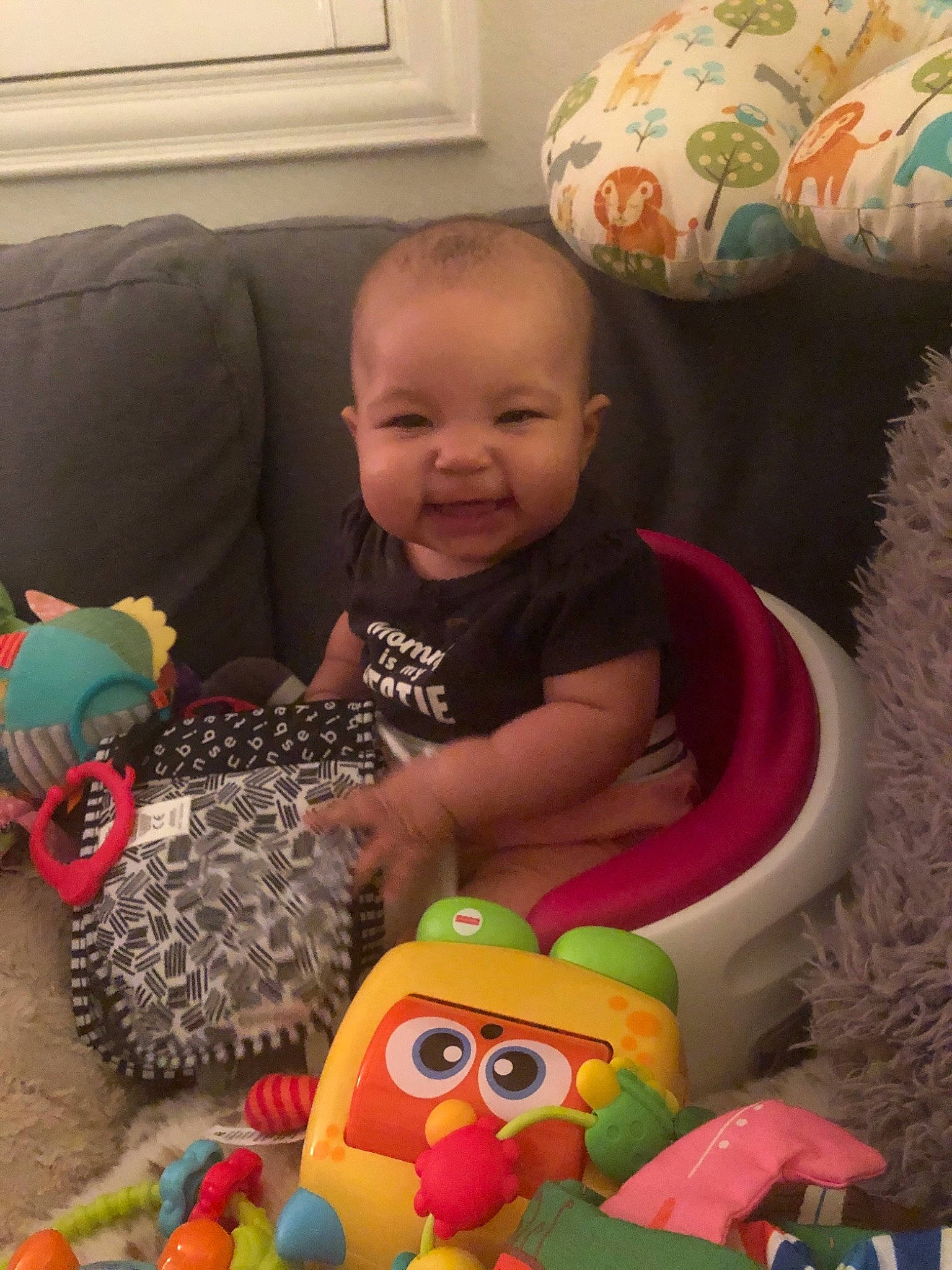 Indy is registered to the contest to win money with this photo: baby_toys, birthday, child, day, fun, infant, person, play, product, stuffed_toy, toddler, toy