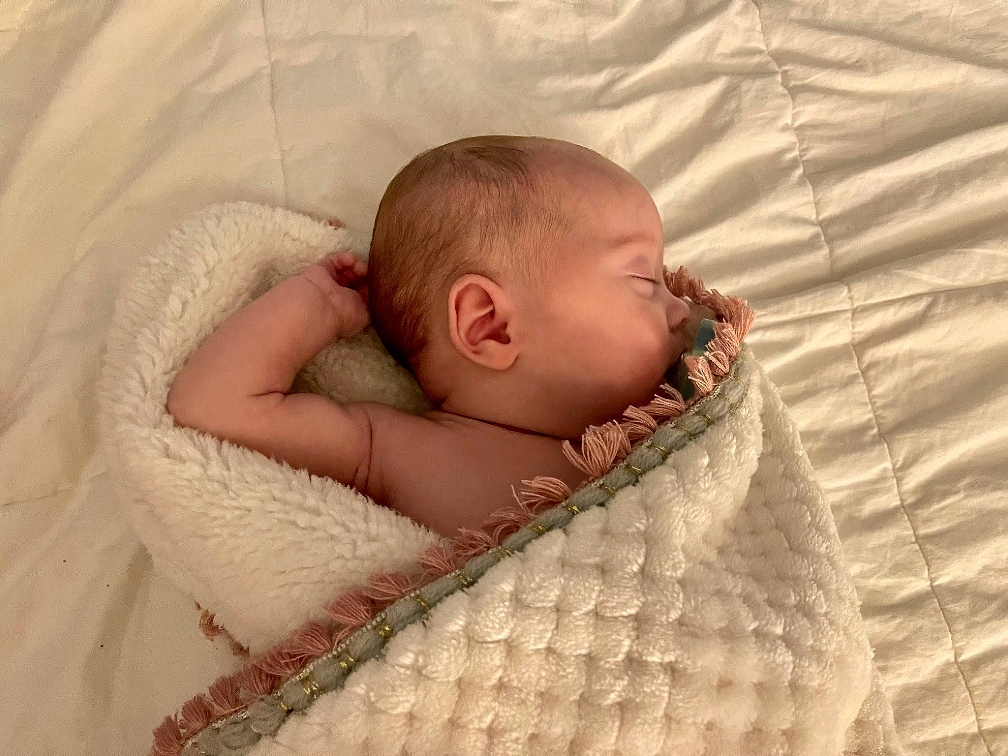 Emberlynn joined the competition — help win amazing prizes! baby, baby_products, baby_sleeping, baby_toddler_clothing, bedding, bedtime, child, comfort, face, hair, head, linens, pattern, person, room, sleep, toddler, towel