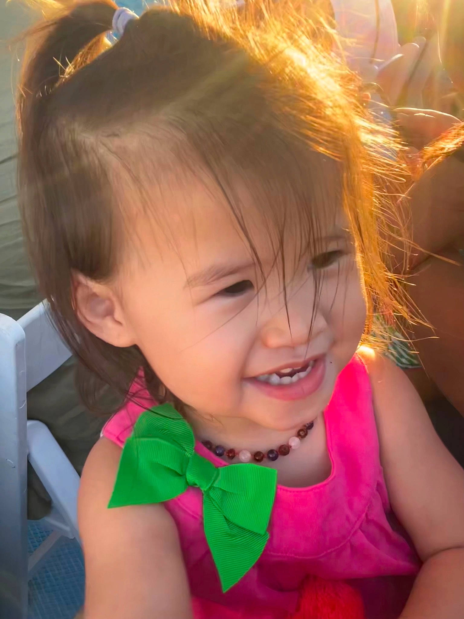 Peyton is registered to the contest to win money with this photo: baby_toddler_clothing, bangs, blond, cheek, child, close_up, cool, ear, eyebrow, eyelash, fun, grass, happy, iris, joy, lip, mouth, nose, person, skin