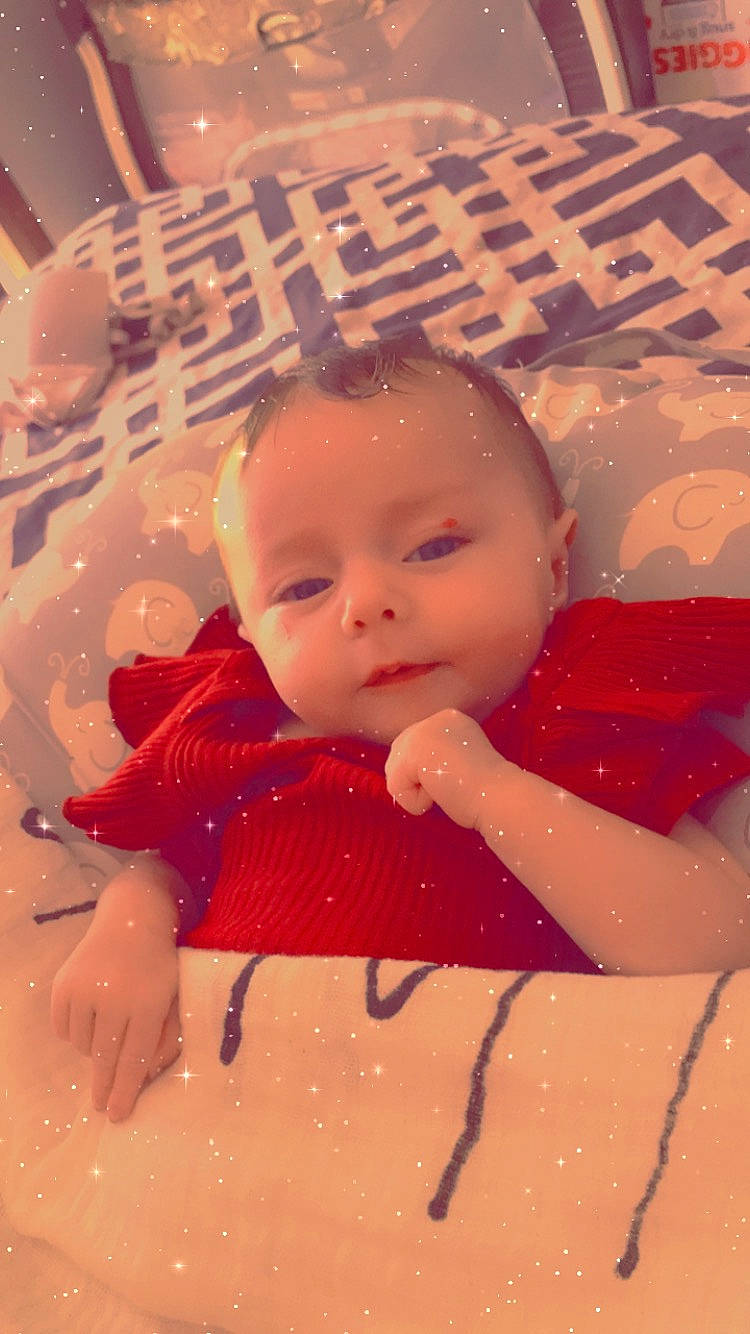 Adley joined the competition — help win amazing prizes! baby, baby_products, baby_toddler_clothing, bathing, cheek, child, facial_expression, finger, fluid, fun, happy, kitchen_utensil, mouth, pattern, person, skin, sleeve, sweetness, tableware, toddler