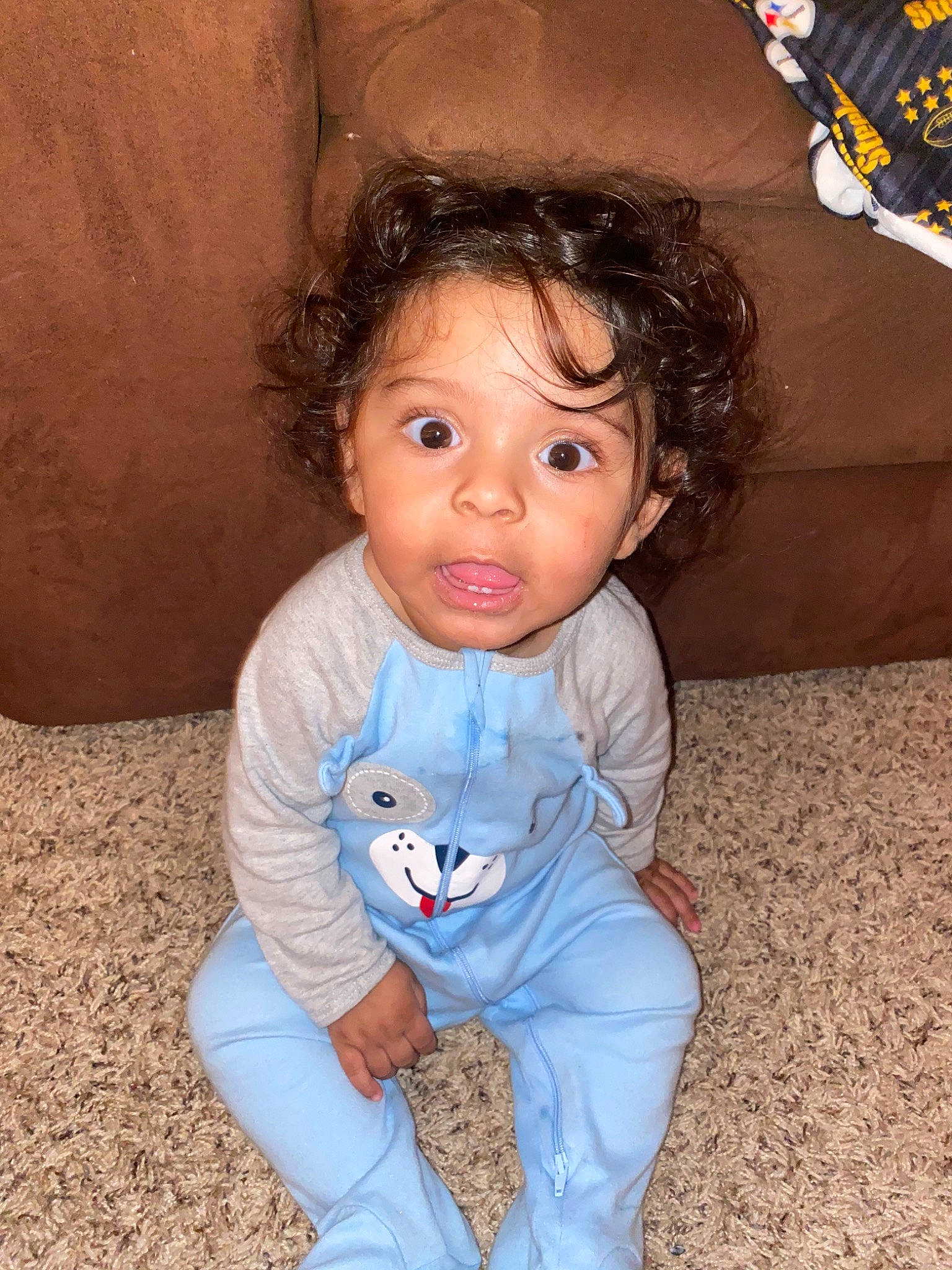 Amarion is registered to the contest to win money with this photo: baby, brown_hair, cheek, child, eye, face, head, iris, nose, person, skin, smile, toddler