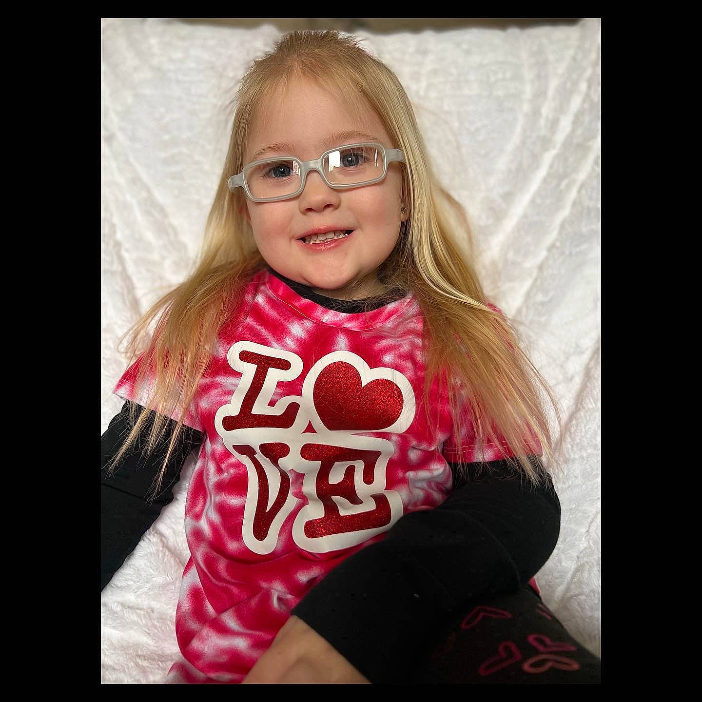 Journee joined the competition — help win amazing prizes! arm, baby_toddler_clothing, beauty, cool, eye, face, flash_photography, font, hair, happy, head, iris, joy, lip, magenta, person, pink, sleeve, smile, t_shirt