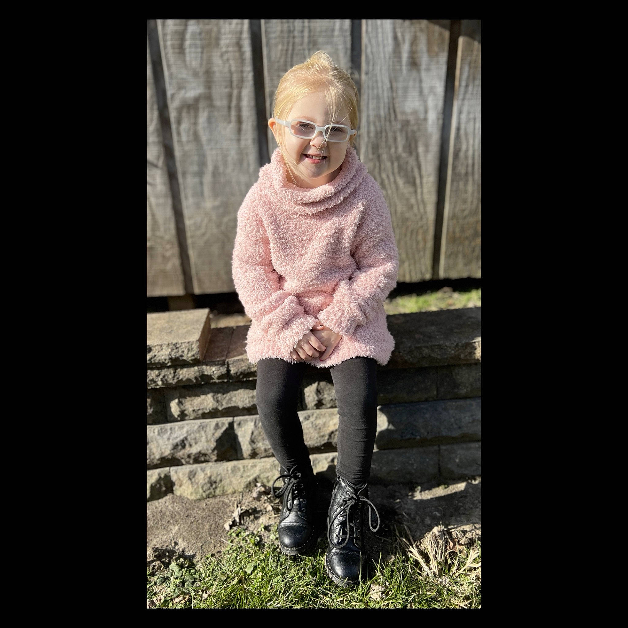 Journee is registered to the contest to win money with this photo: boot, darkness, dress, fashion, flash_photography, forest, gesture, grass, happy, human_leg, joy, knee, leg, pattern, people_in_nature, person, plant, sitting, sleeve, tints_and_shades