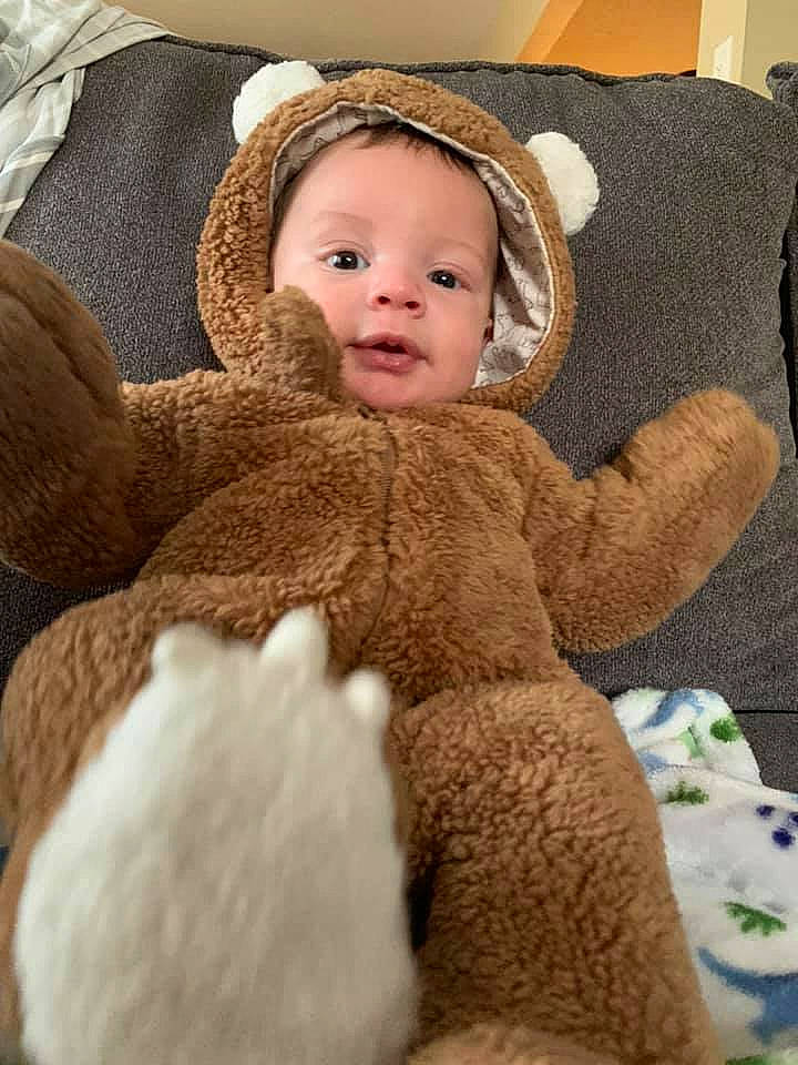 Kasimir joined the competition — help win amazing prizes! baby, baby_toddler_clothing, cheek, child, comfort, eye, face, fur_clothing, headgear, linens, mammal, nose, outerwear, person, skin, sleeve, stuffed_toy, textile, toddler, vertebrate