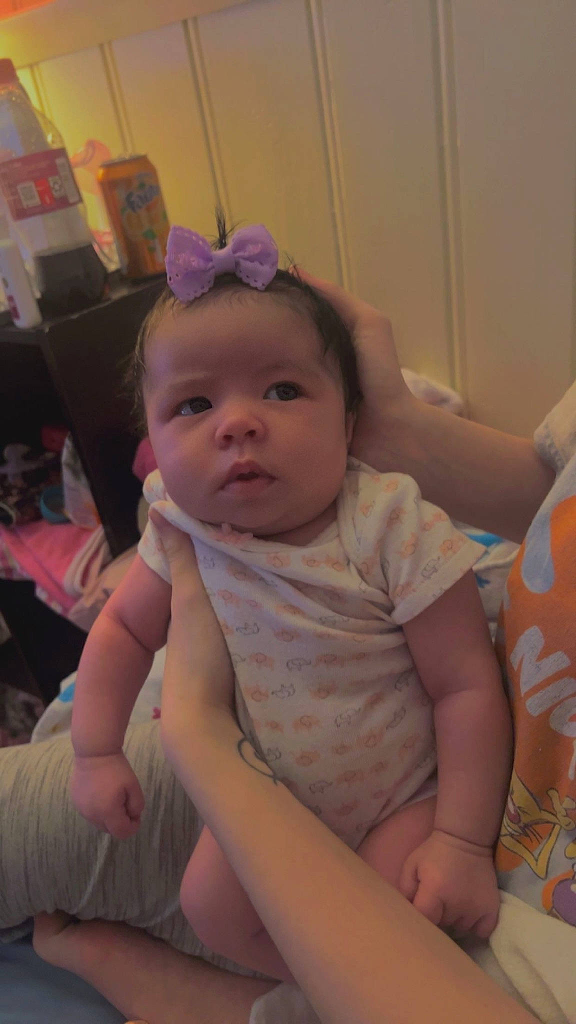 Kaydence is registered to the contest to win money with this photo: baby, baby_toddler_clothing, cheek, comfort, ear, eyebrow, eyelash, finger, fun, hairstyle, happy, head, iris, lip, mammal, mouth, nose, person, skin, thumb