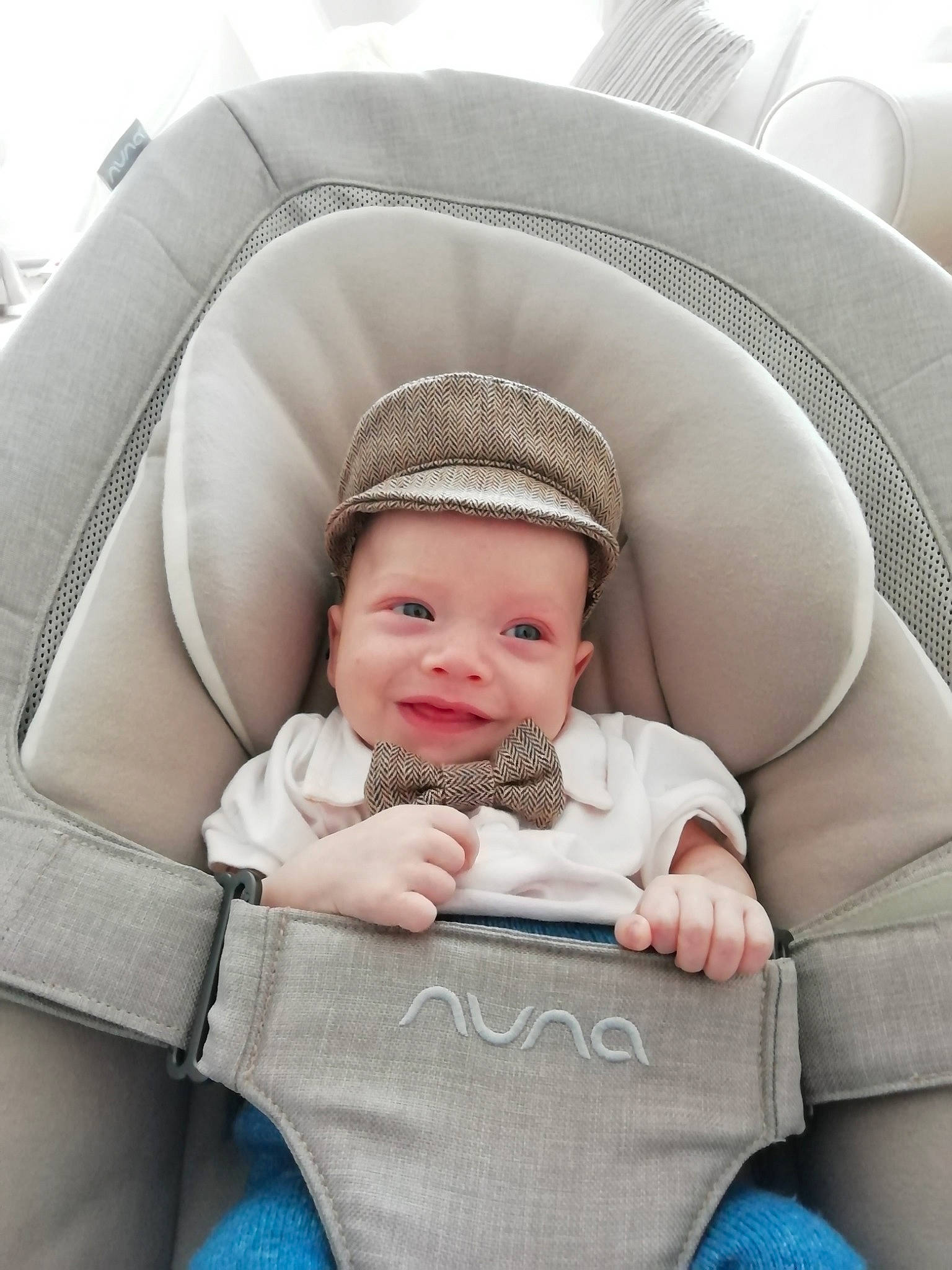 Mckenzie joined the competition — help win amazing prizes! auto_part, baby, baby_carriage, baby_in_car_seat, baby_products, baby_sleeping, baby_toddler_clothing, cap, car_seat, chair, child, comfort, fashion_accessory, finger, headwear, joy, linens, outerwear, person, seat_belt