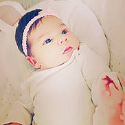 Katherine joined the competition — help win amazing prizes! cheek, child, doll, eye, girl, hair_accessory, happiness, infant, nose, pink, product, skin, smile, toddler