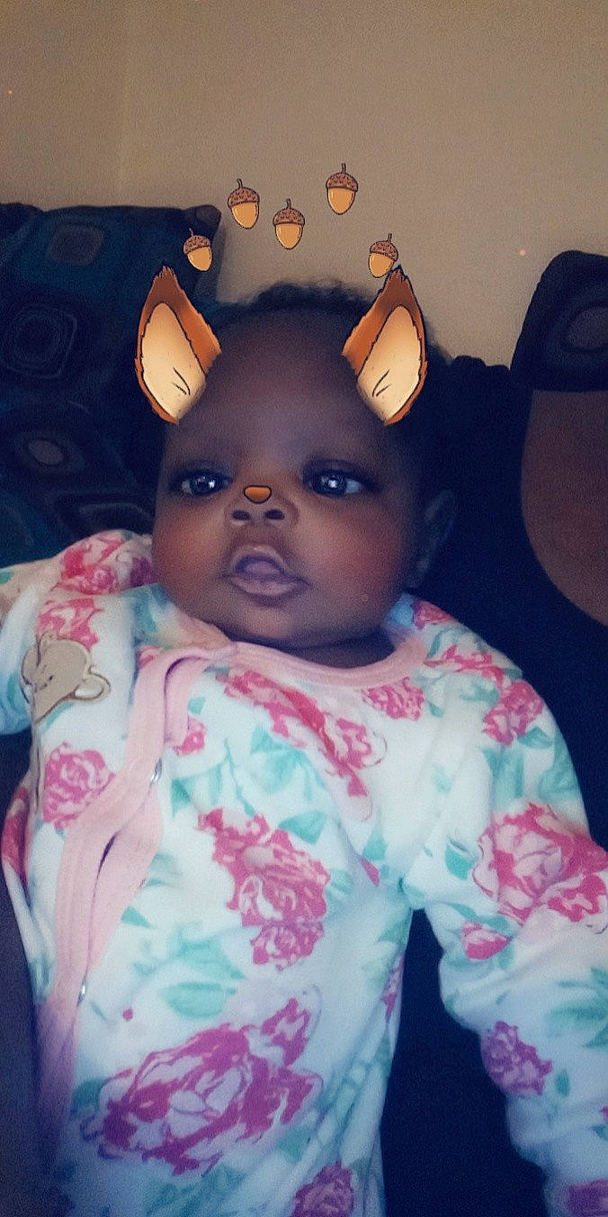 Bella'Jai joined the competition — help win amazing prizes! beauty, cheek, child, day, eye, face, forehead, girl, hair, hairstyle, head, human_hair_color, infant, nose, person, pink, purple, skin, smile, toddler