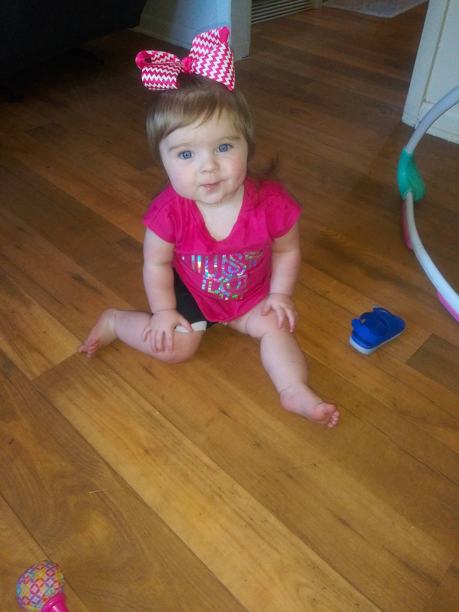 Journie is registered to the contest to win money with this photo: child, floor, flooring, hardwood, person, play, toddler, wood, wood_flooring