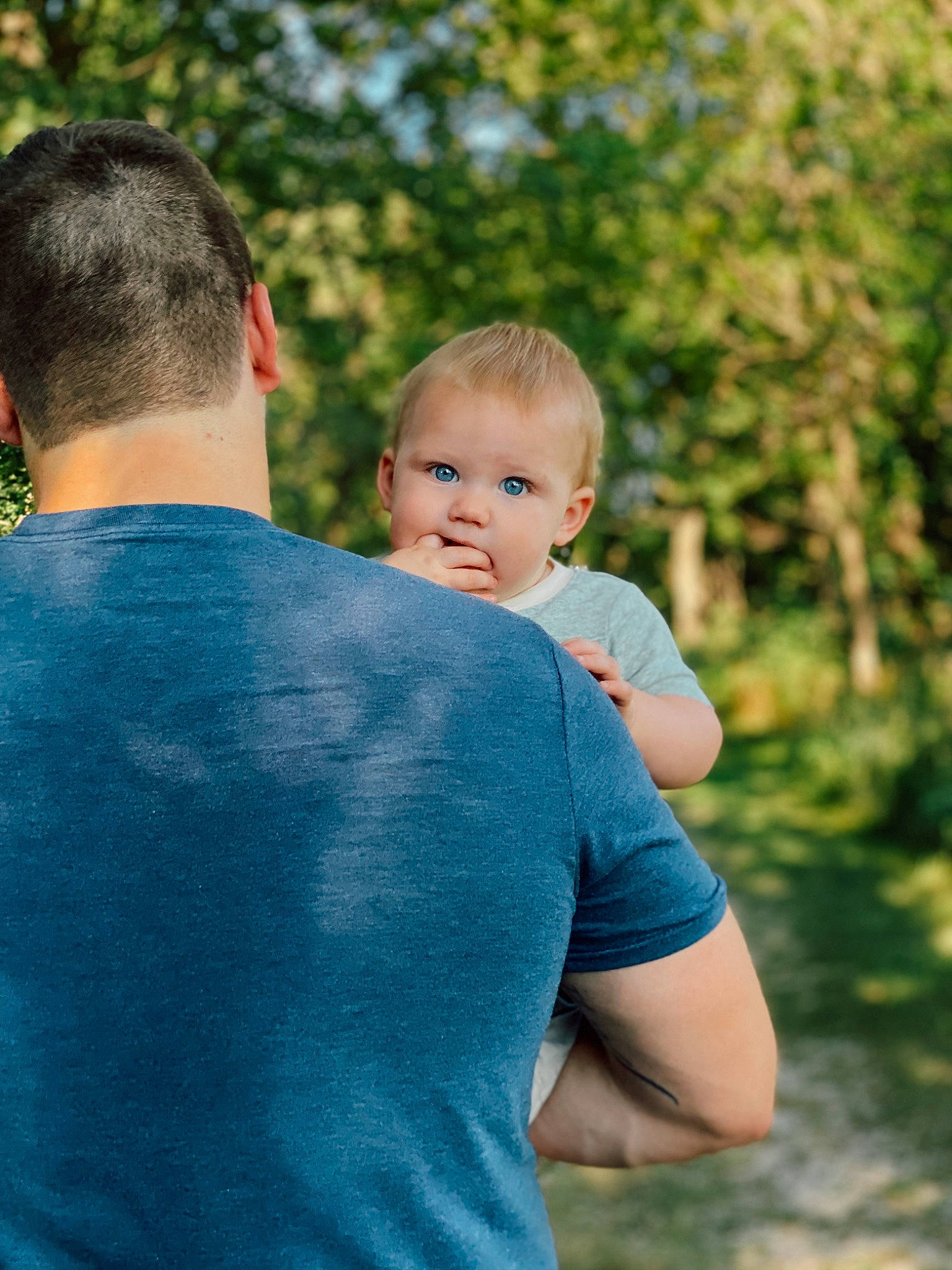 Kooper joined the competition — help win amazing prizes! child, electric_blue, facial_expression, flash_photography, fun, gesture, grass, grass_family, hair, happy, lawn, leaf, leisure, people_in_nature, person, plant, shoulder, sunlight, t_shirt, toddler