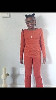 Amaris joined the competition — help win amazing prizes! abdomen, electric_blue, fashion_design, fashion_model, fictional_character, formal_wear, gesture, joy, knee, magenta, neck, pattern, person, sleeve, smile, sportswear, t_shirt, thigh, top, toy