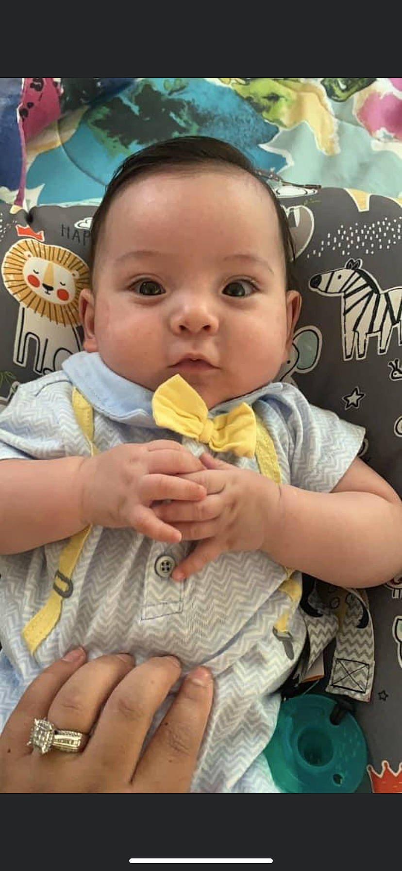 Gael joined the competition — help win amazing prizes! baby, cheek, child, eating, mouth, person, smile, toddler