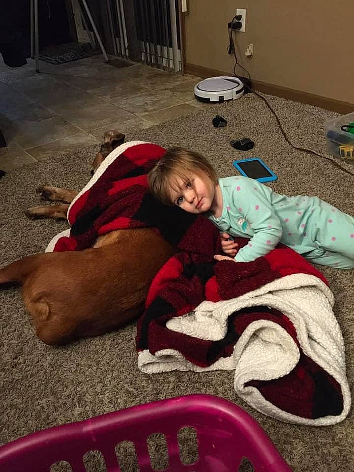 Lilly Marie joined the competition — help win amazing prizes! carmine, carpet, child, comfort, event, fictional_character, flooring, fun, fur, grass, human_leg, lap, leisure, linens, mechanical_fan, person, play, sitting, smile, toy