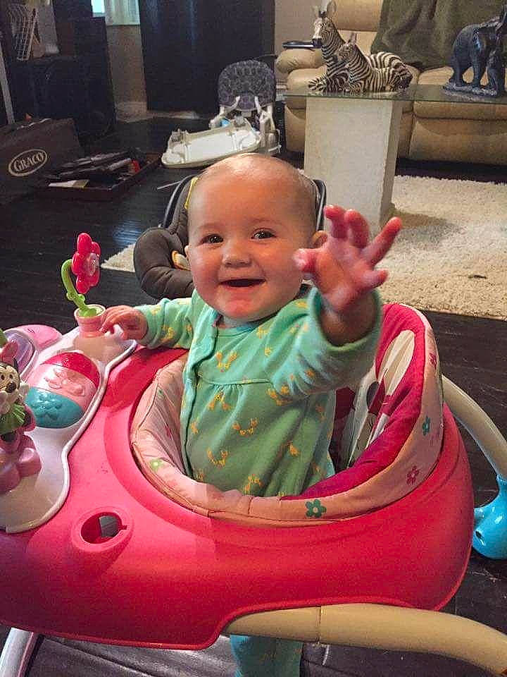 Kylee Mae joined the competition — help win amazing prizes! amusement_ride, baby, baby_products, bumper, cheek, child, eye, facial_expression, fun, happy, joy, lamp, leisure, mouth, people, person, photograph, pink, recreation, smile