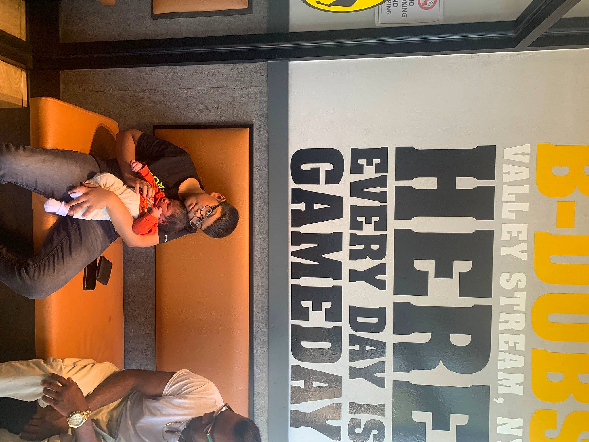 Aiden joined the competition — help win amazing prizes! advertising, brand, comfort, elbow, event, fashion, font, human_leg, job, knee, person, publication, room, sitting, t_shirt, thigh, wrist, yellow