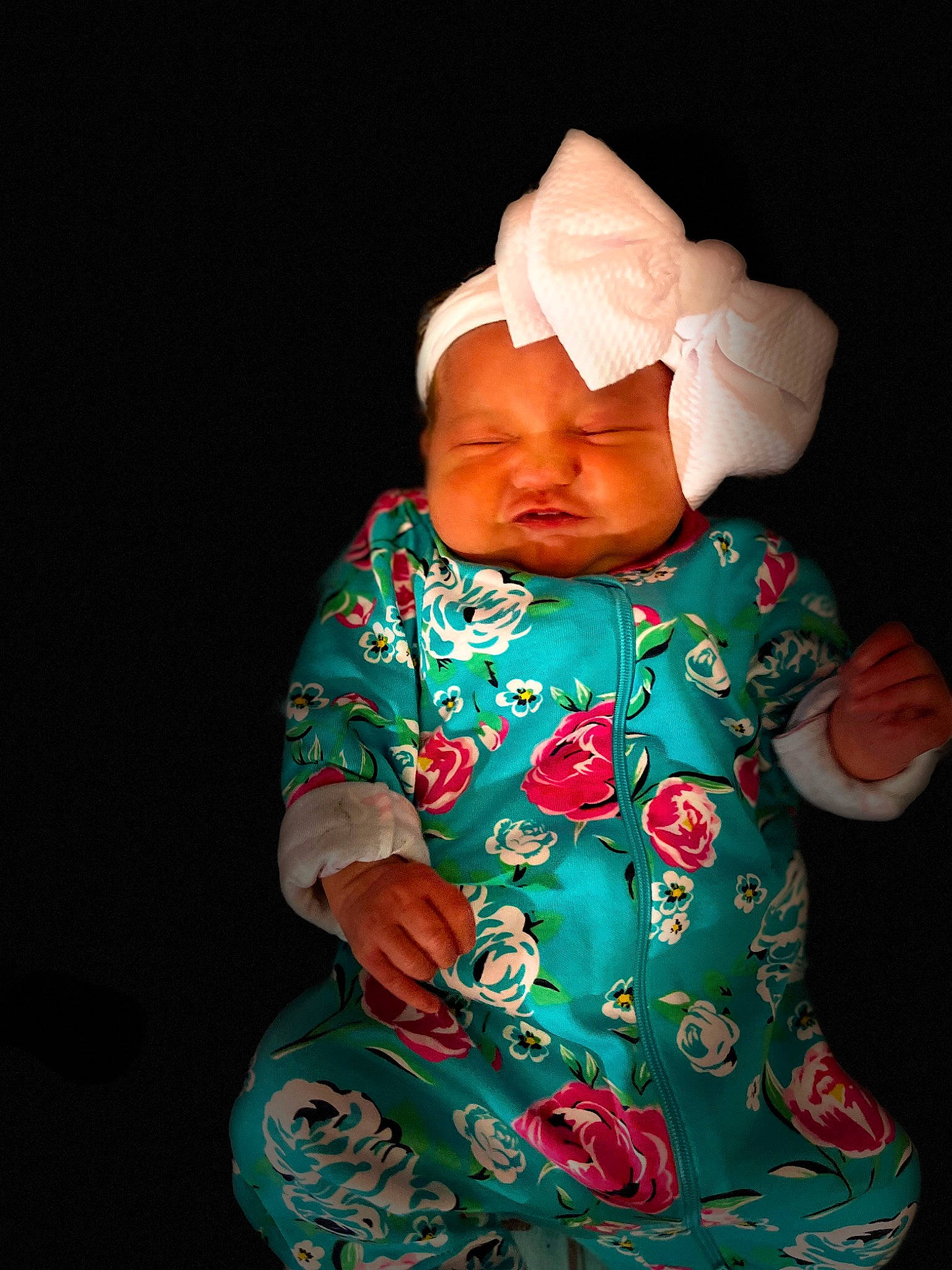 Harleigh Elizabeth is registered to the contest to win money with this photo: baby, baby_toddler_clothing, beanie, cap, cheek, child, comfort, fun, hand, happy, hat, headgear, headwear, knit_cap, magenta, pattern, person, sitting, skin, sleeve