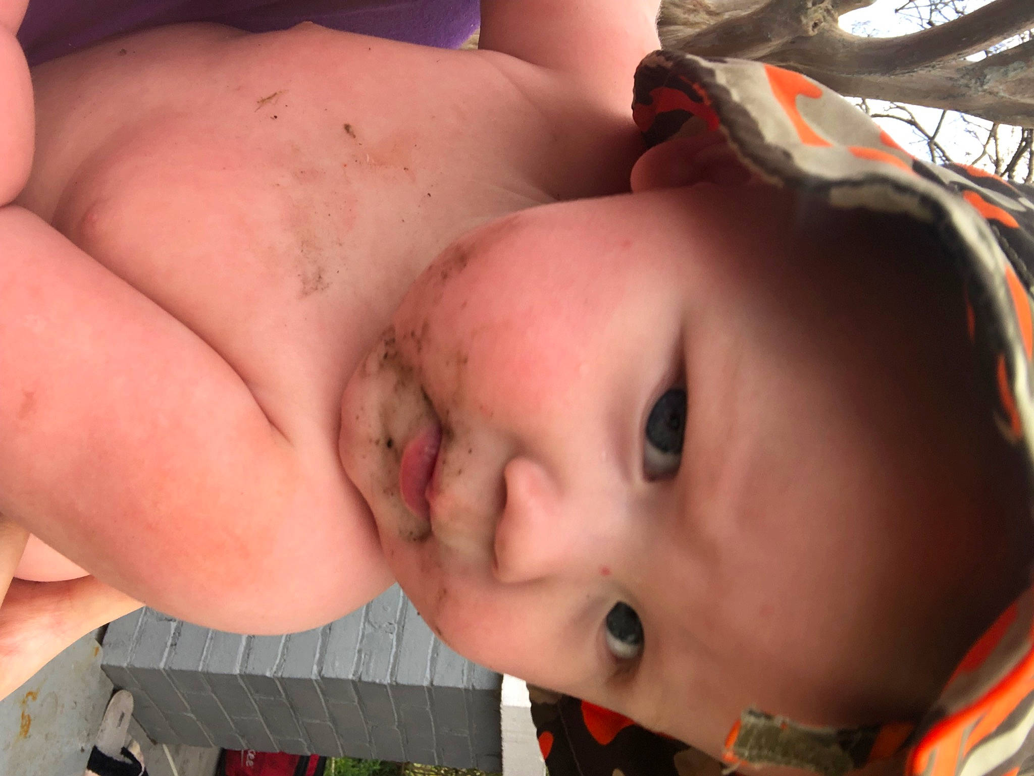 Braxtyn joined the competition — help win amazing prizes! baby, black_hair, cheek, chest, chin, eye, eyelash, face, finger, head, headwear, human_body, lip, mouth, neck, nose, organ, person, plant, skin