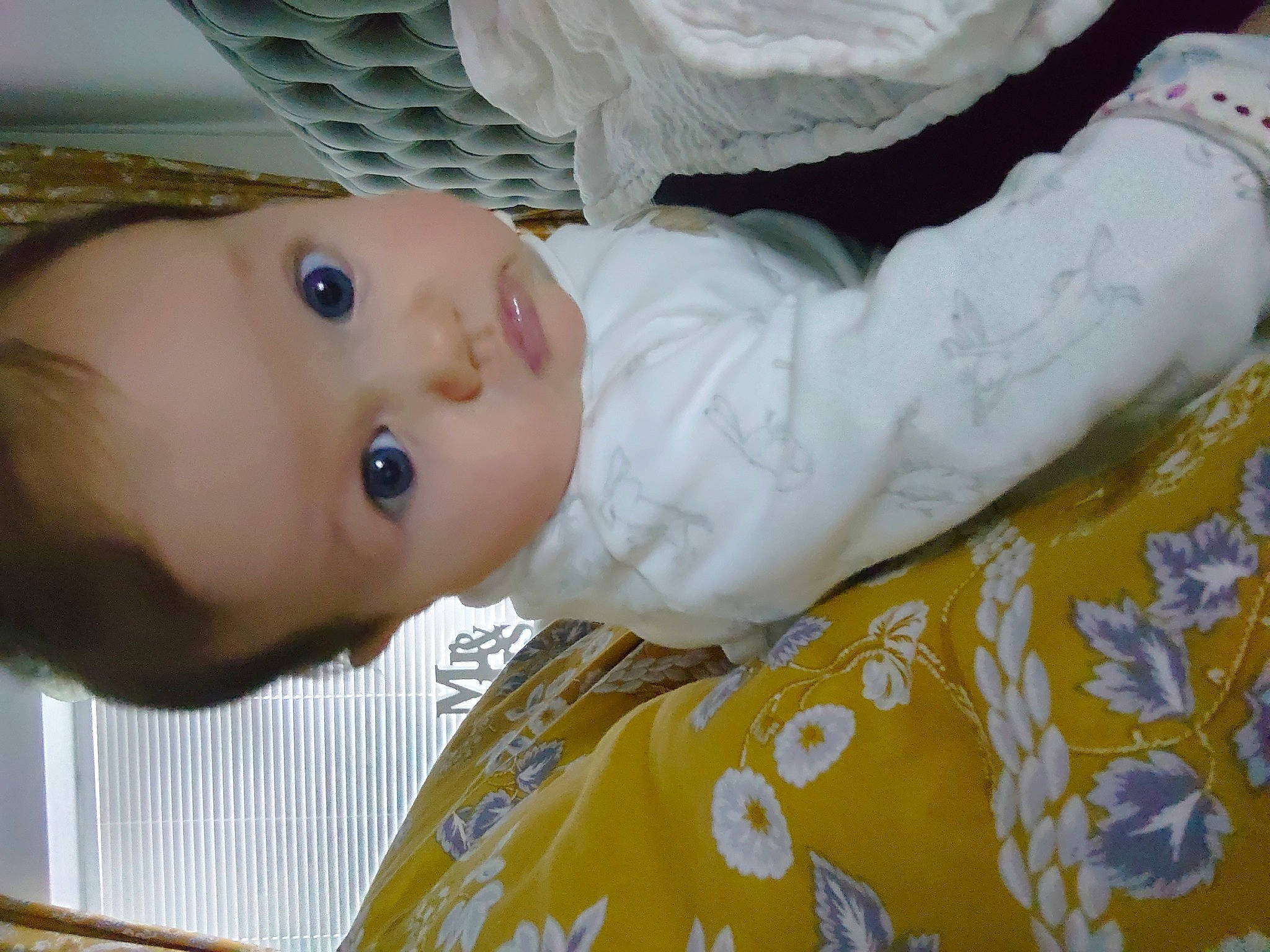 Darcie joined the competition — help win amazing prizes! baby, baby_products, baby_toddler_clothing, cheek, child, eyelash, fun, happy, leisure, linens, pattern, person, sleeve, toddler, white, wood