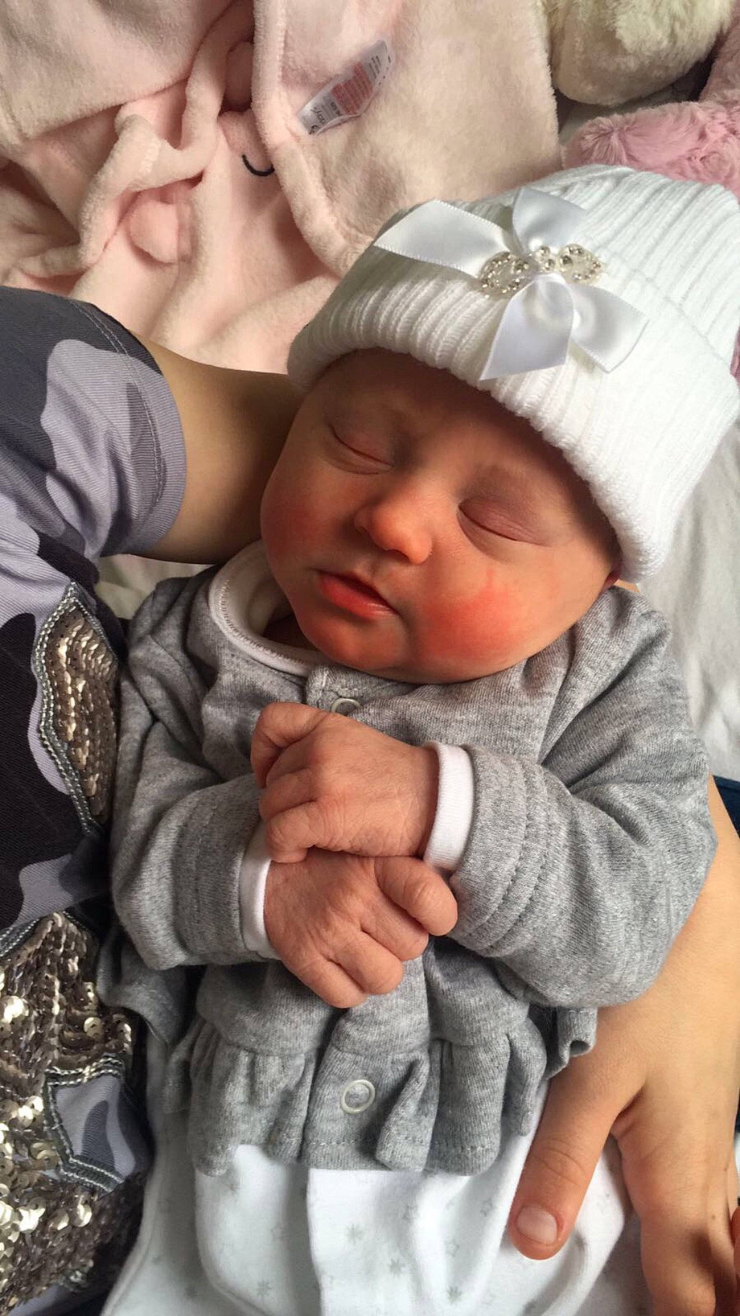 Alba joined the competition — help win amazing prizes! child, headwear, hug, human_action, human_positions, infant, interaction, male, man, mother, people, person, play, sleep, toddler, woman