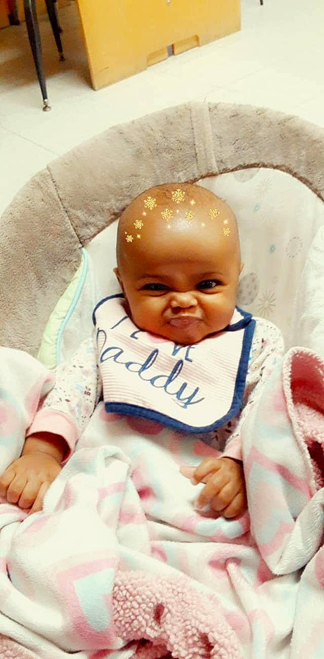 Lillianna is registered to the contest to win money with this photo: baby, birth, cheek, child, forehead, head, joy, nose, person, skin, smile, toddler