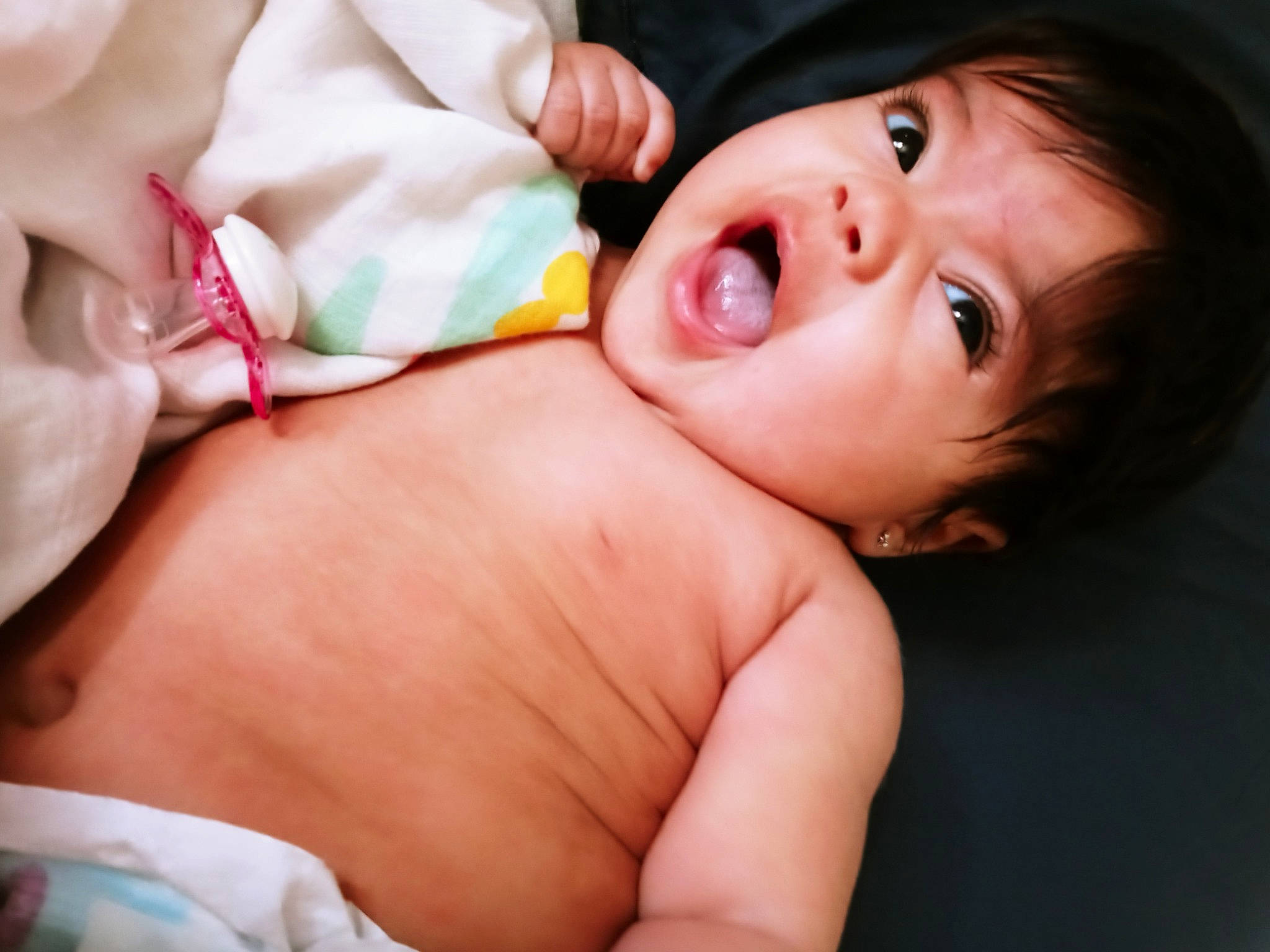 Emma joined the competition — help win amazing prizes! abdomen, baby, baby_toddler_clothing, cheek, chest, child, eye, eyelash, finger, flash_photography, happy, lip, mouth, muscle, neck, nose, person, skin, stomach, sun_hat