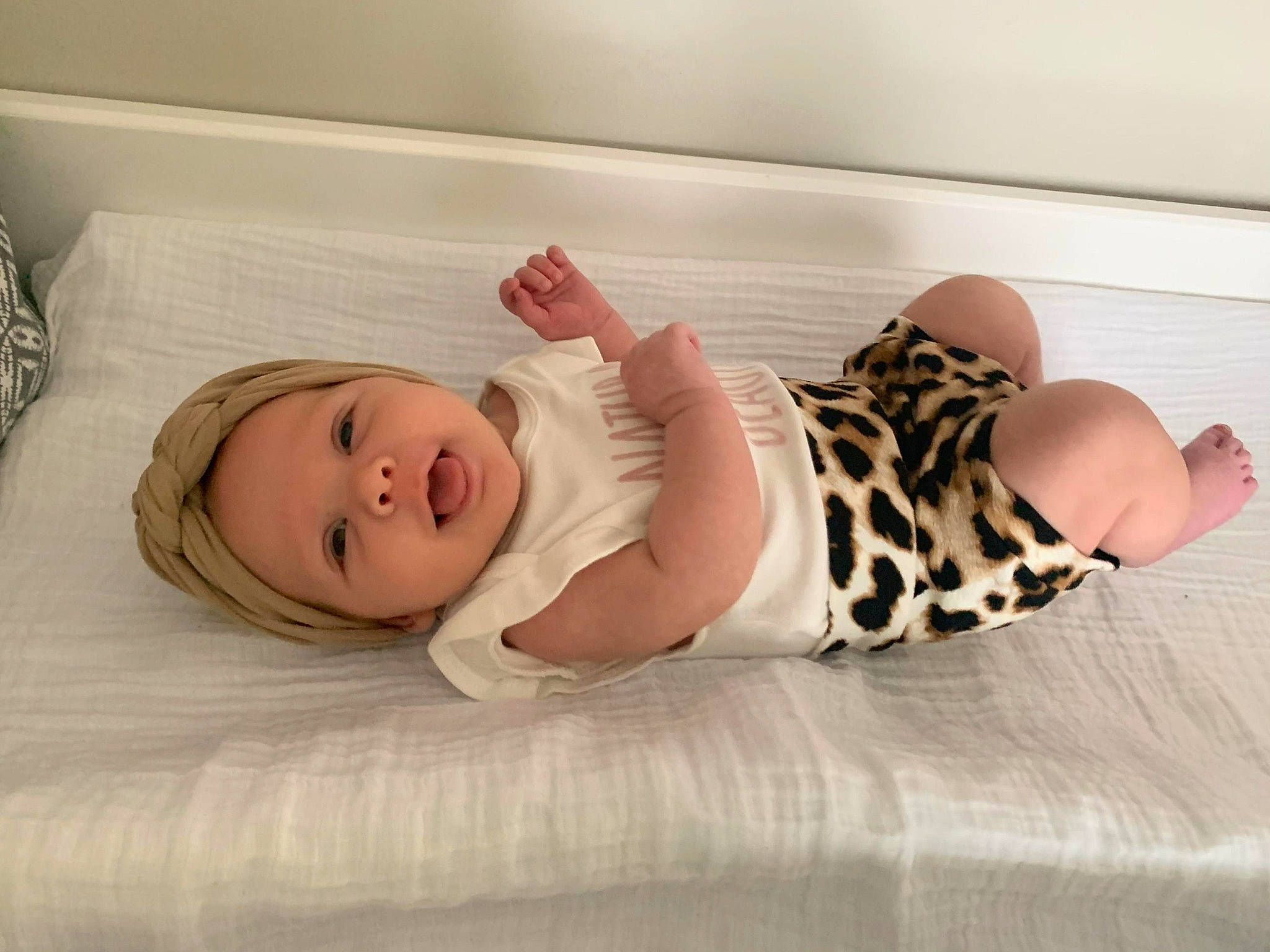 Emberleigh is registered to the contest to win money with this photo: baby, baby_products, baby_toddler_clothing, bed, bedtime, cheek, child, ear, finger, head, headwear, leg, person, photography, pink, product, room, skin, sleep, toddler