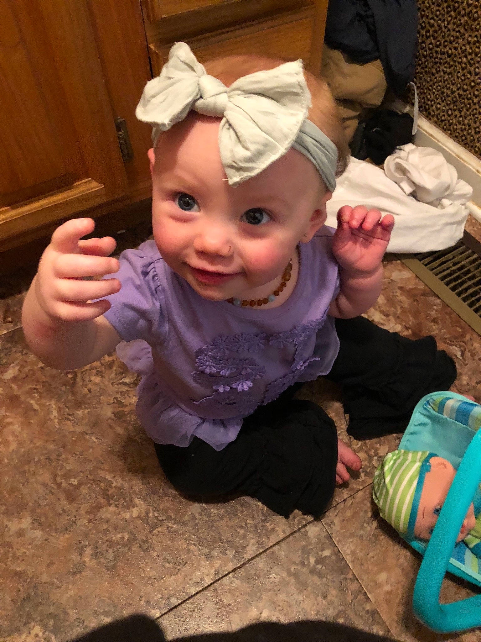 Emma Grace joined the competition — help win amazing prizes! child, day, ear, fun, girl, head, headgear, infant, person, play, product, skin, toddler